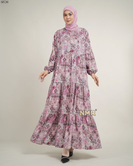 NMR Gamis Crespo Print Vol 2548-3