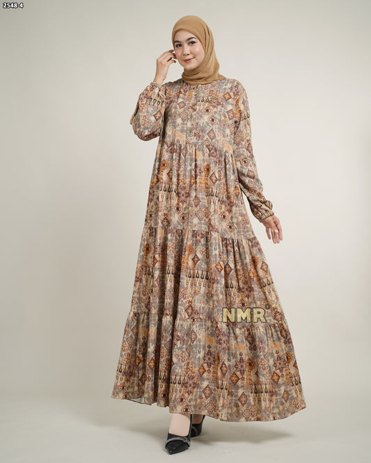 NMR Gamis Crespo Print Vol 2548-4