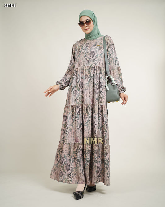 NMR Gamis Crespo Print Vol 2549-3