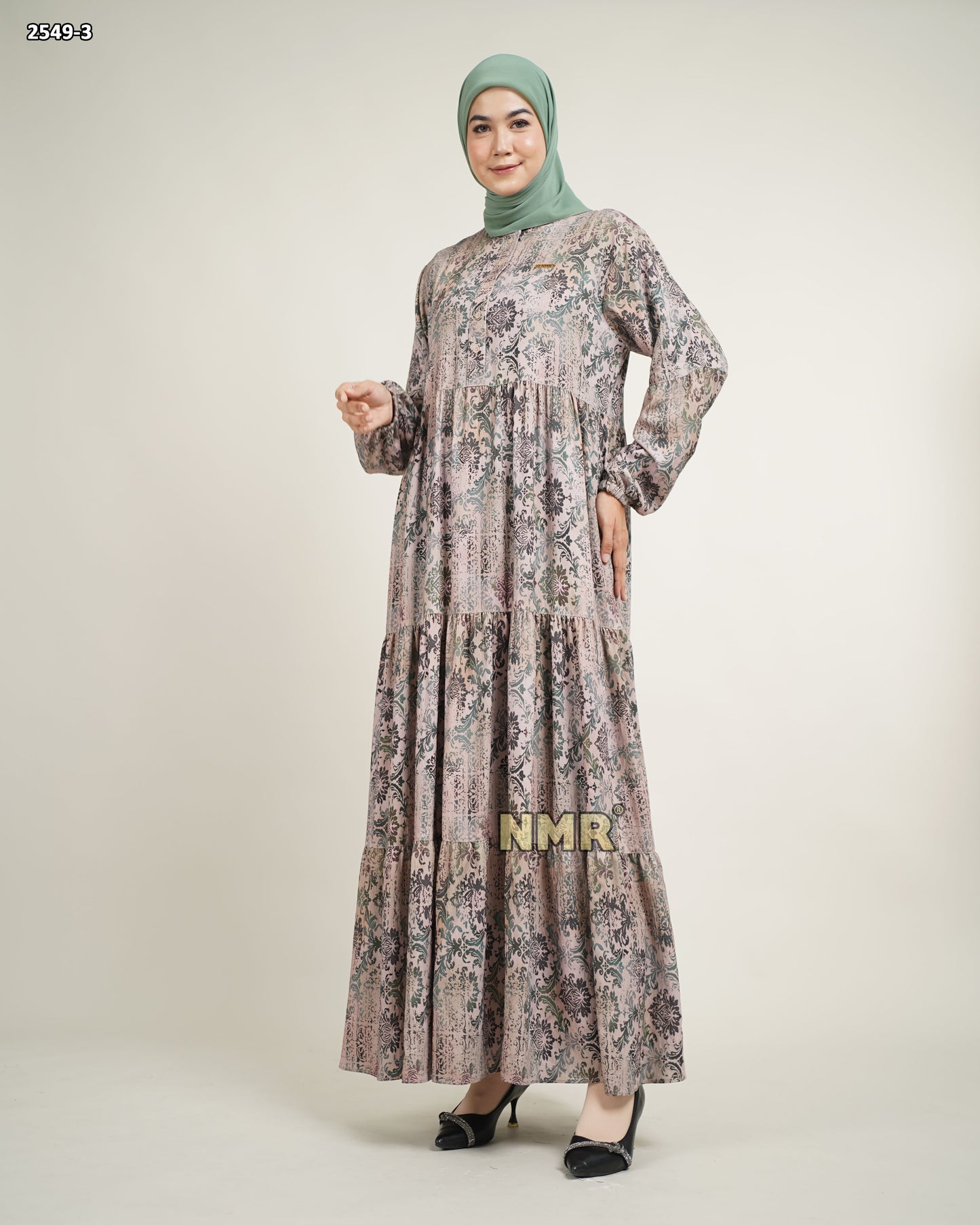 NMR Gamis Crespo Print Vol 2549-3