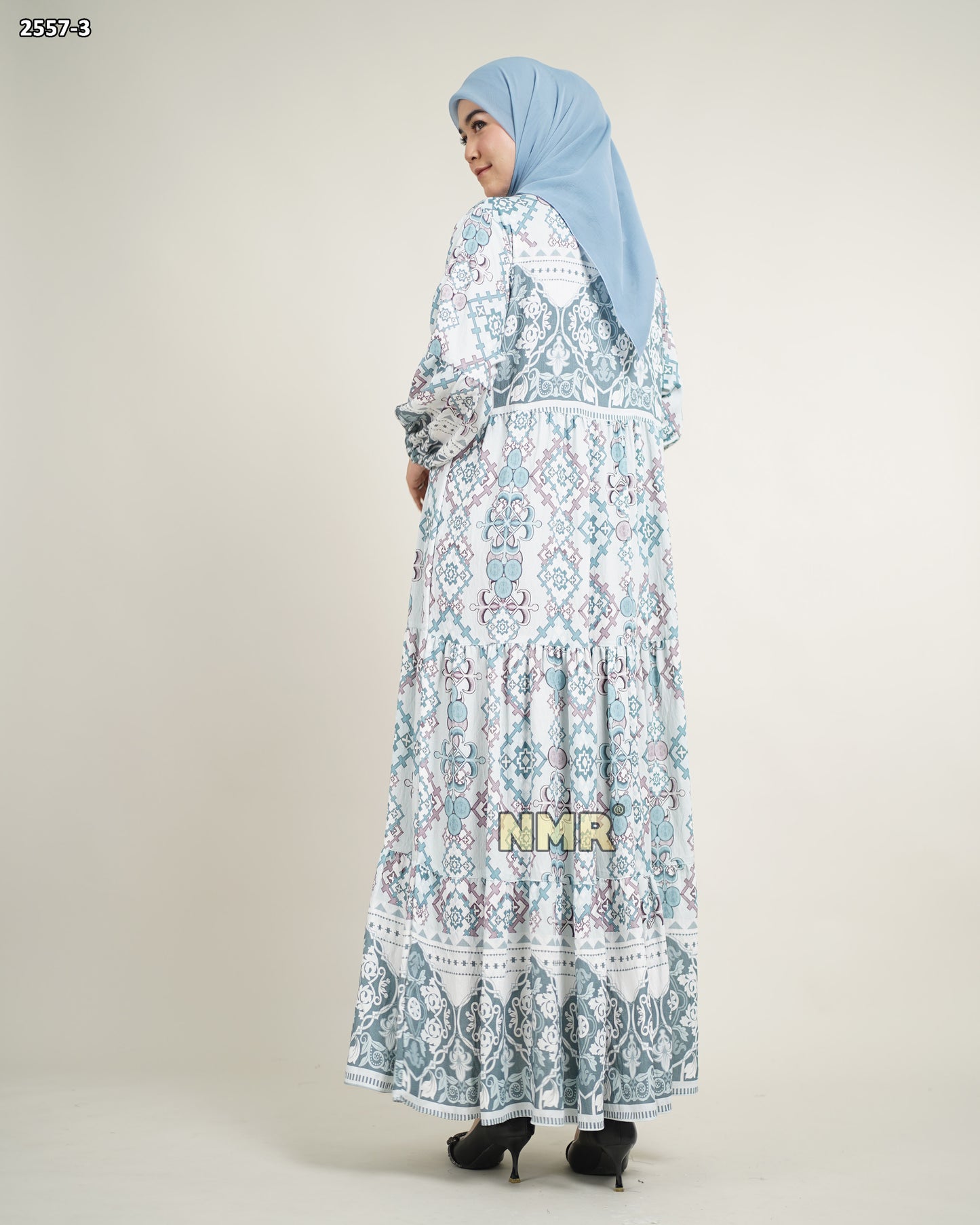 NMR Gamis Crespo Print Vol 2557-3