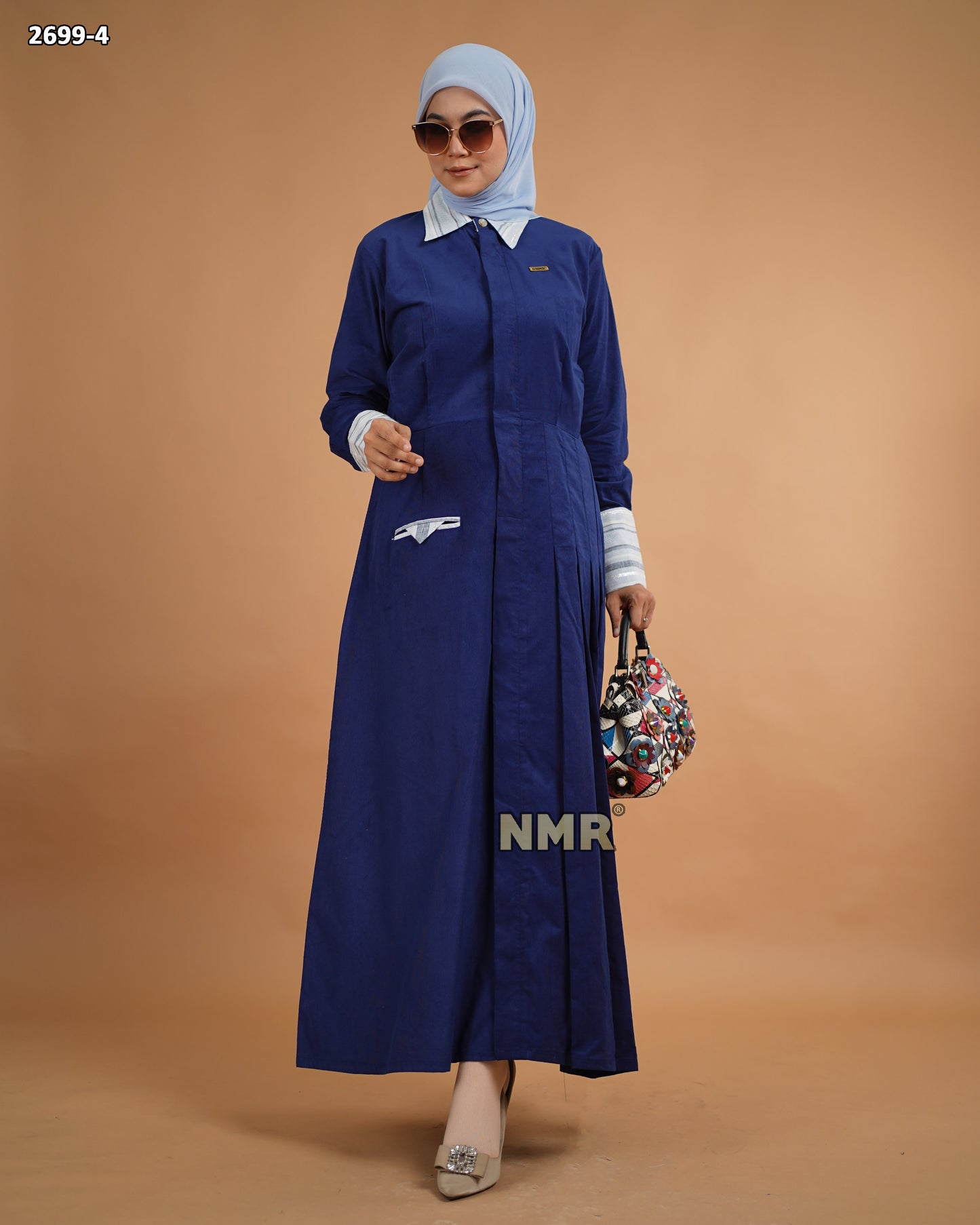 NMR Gamis Baby Corduroy Kerah Kemeja Vol 2699