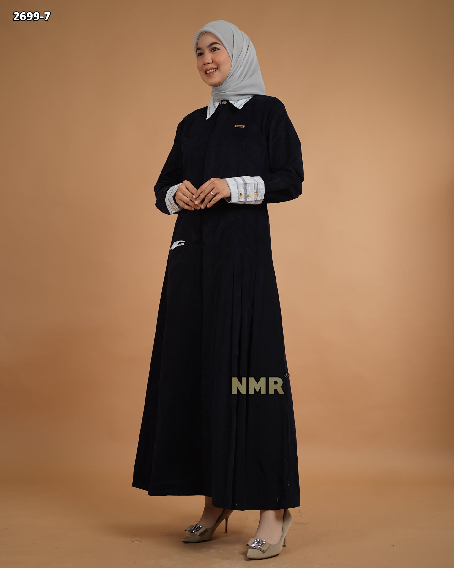 NMR Gamis Baby Corduroy Kerah Kemeja Vol 2699