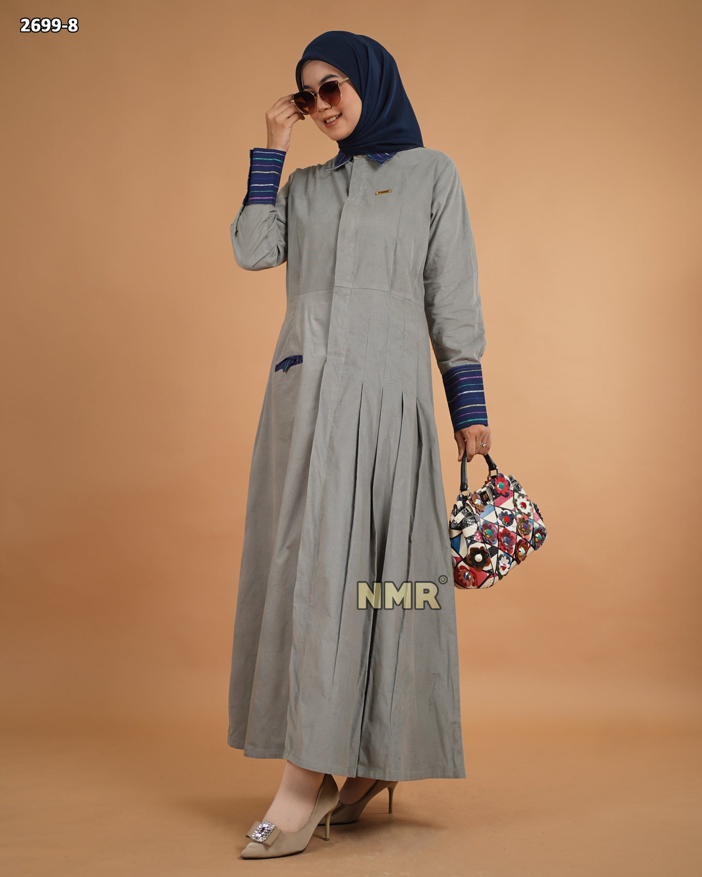 NMR Gamis Baby Corduroy Kerah Kemeja Vol 2699