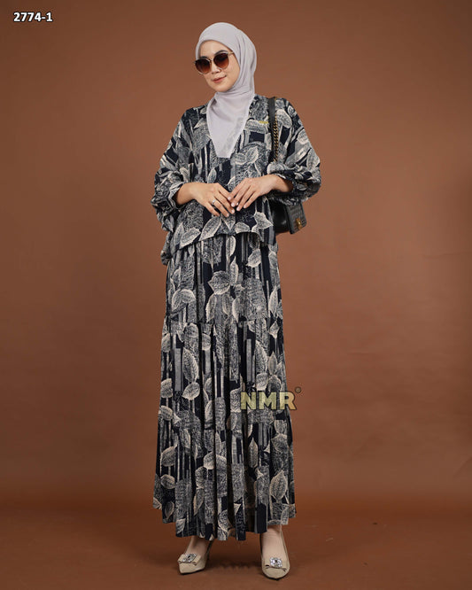 NMR Setelan Rok + Blouse Rayon Viscose Import Vol 2774