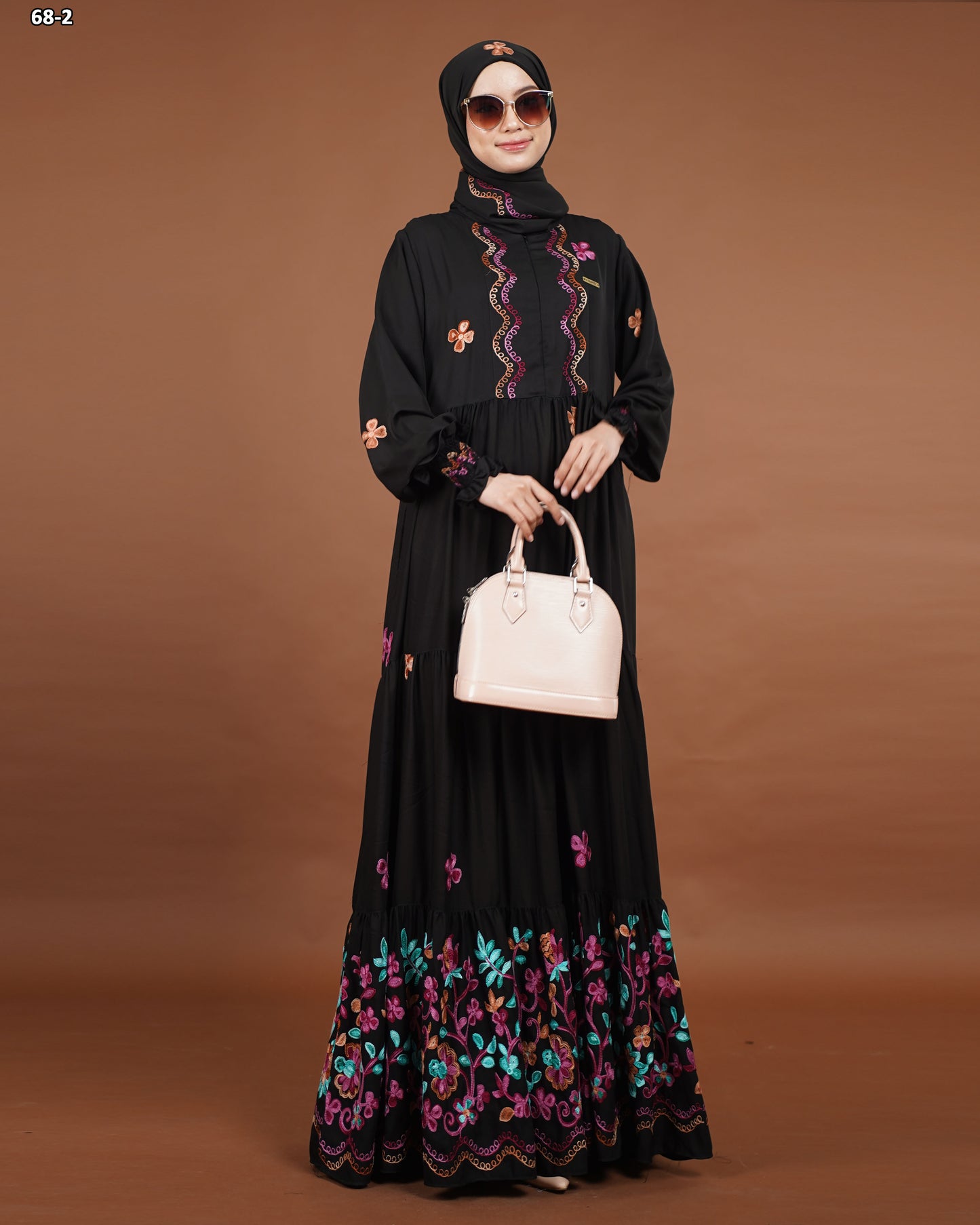 NMR Gamis Jetblack Silk Vol 68