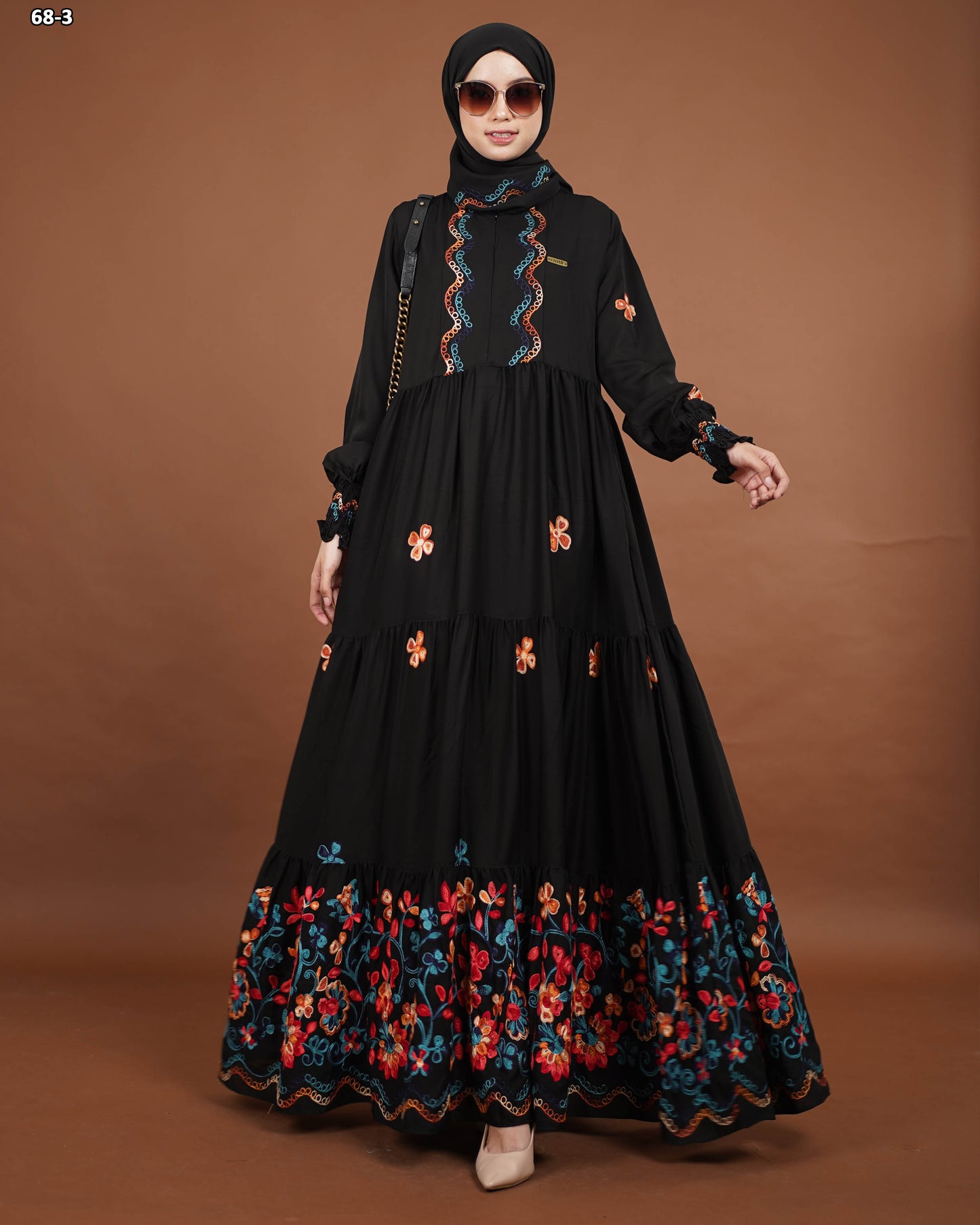 NMR Gamis Jetblack Silk Vol 68