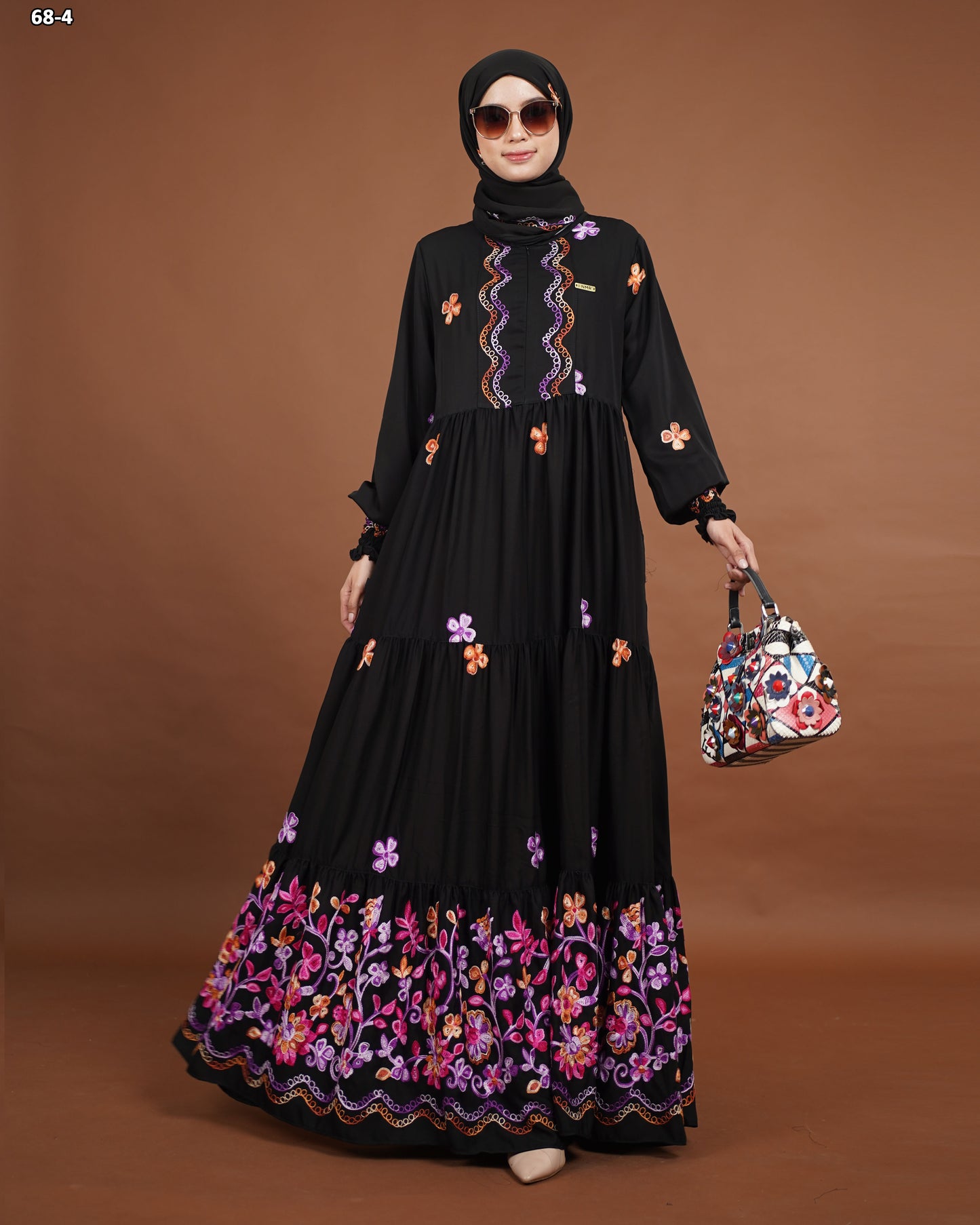 NMR Gamis Jetblack Silk Vol 68