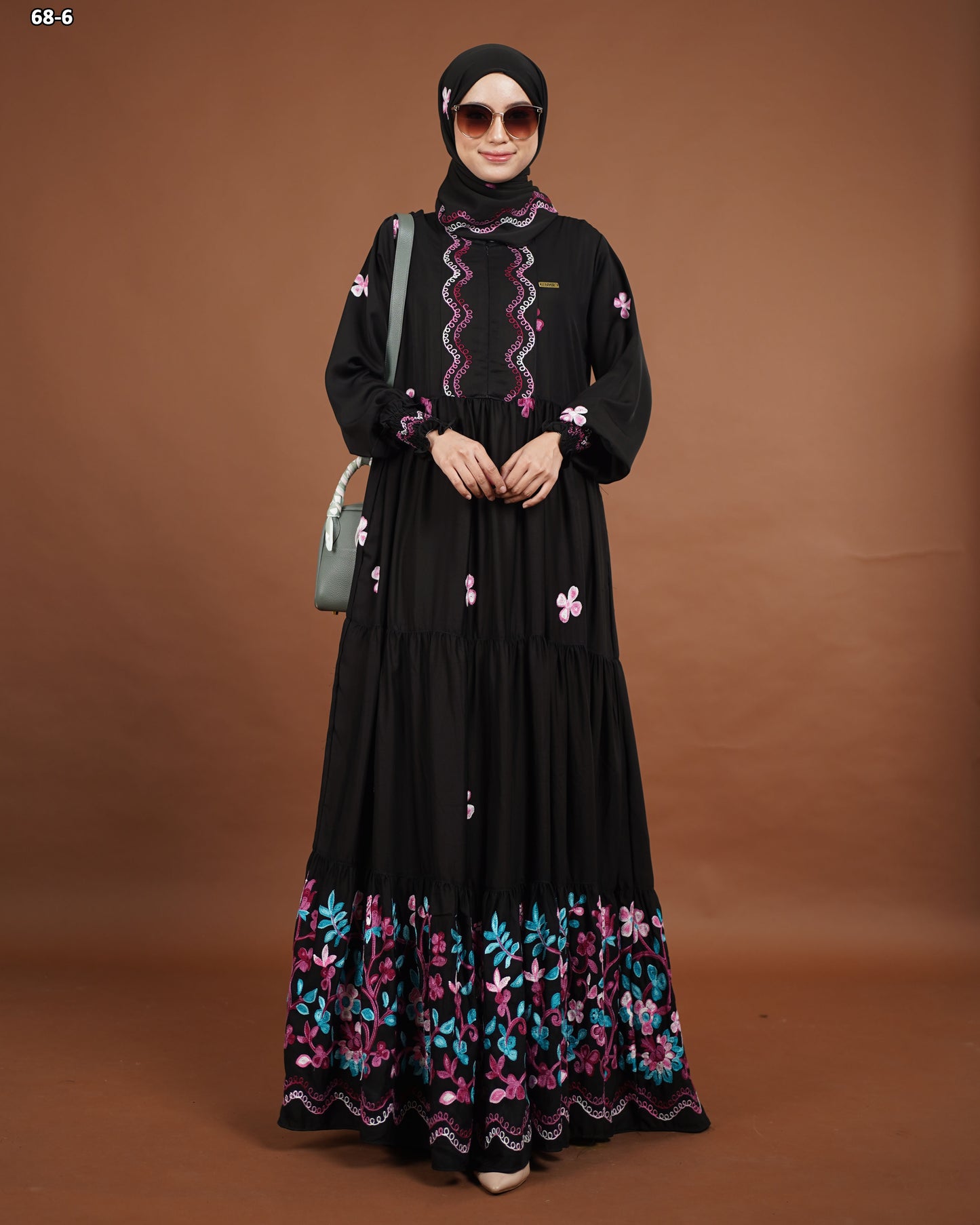 NMR Gamis Jetblack Silk Vol 68