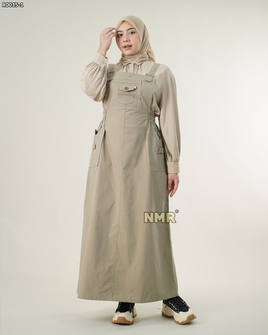 NMR Gamis Jumpsuit Overall Baby Canvas Vol R0015-1