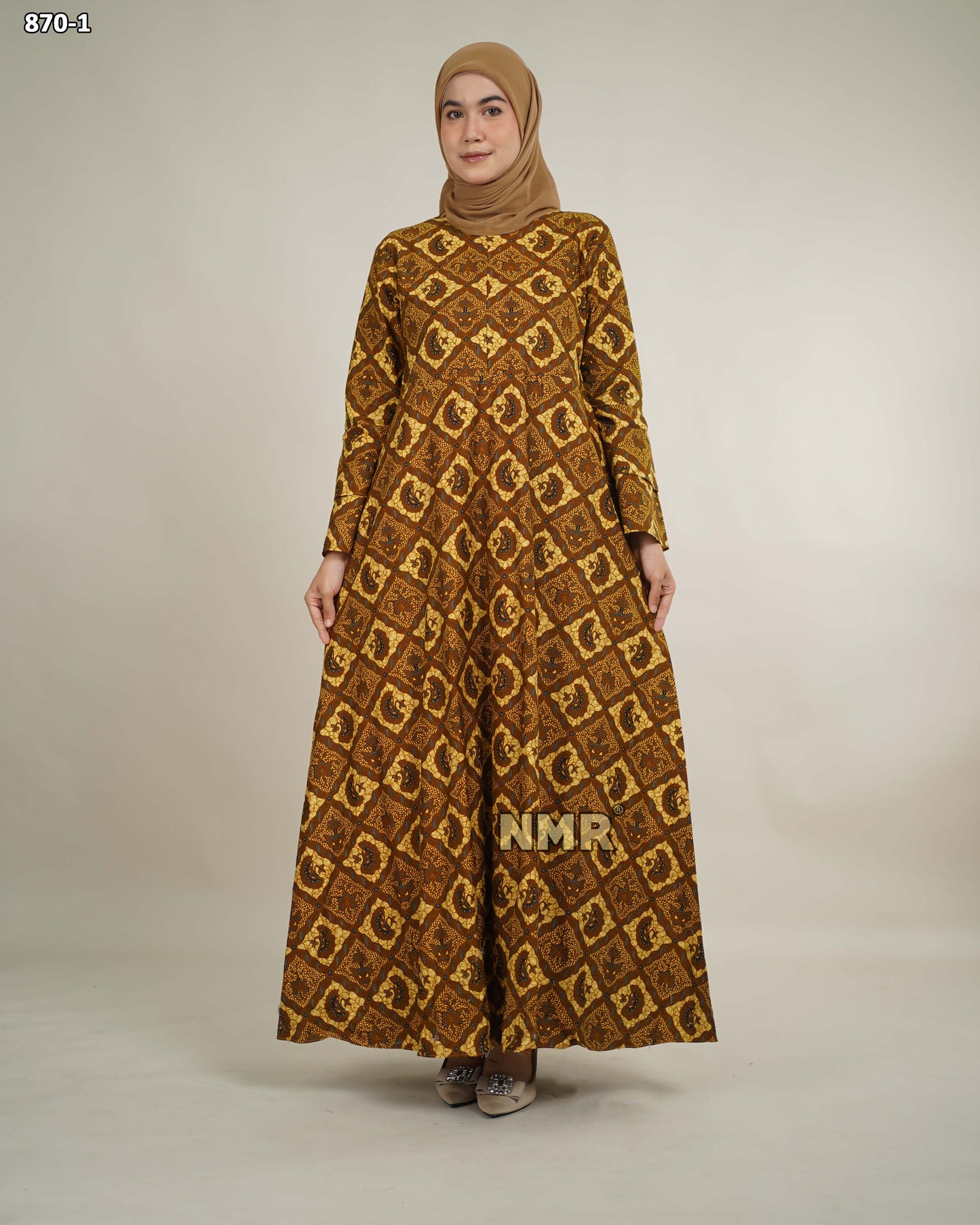 NMR Gamis Batik Katun Premium Vol 870