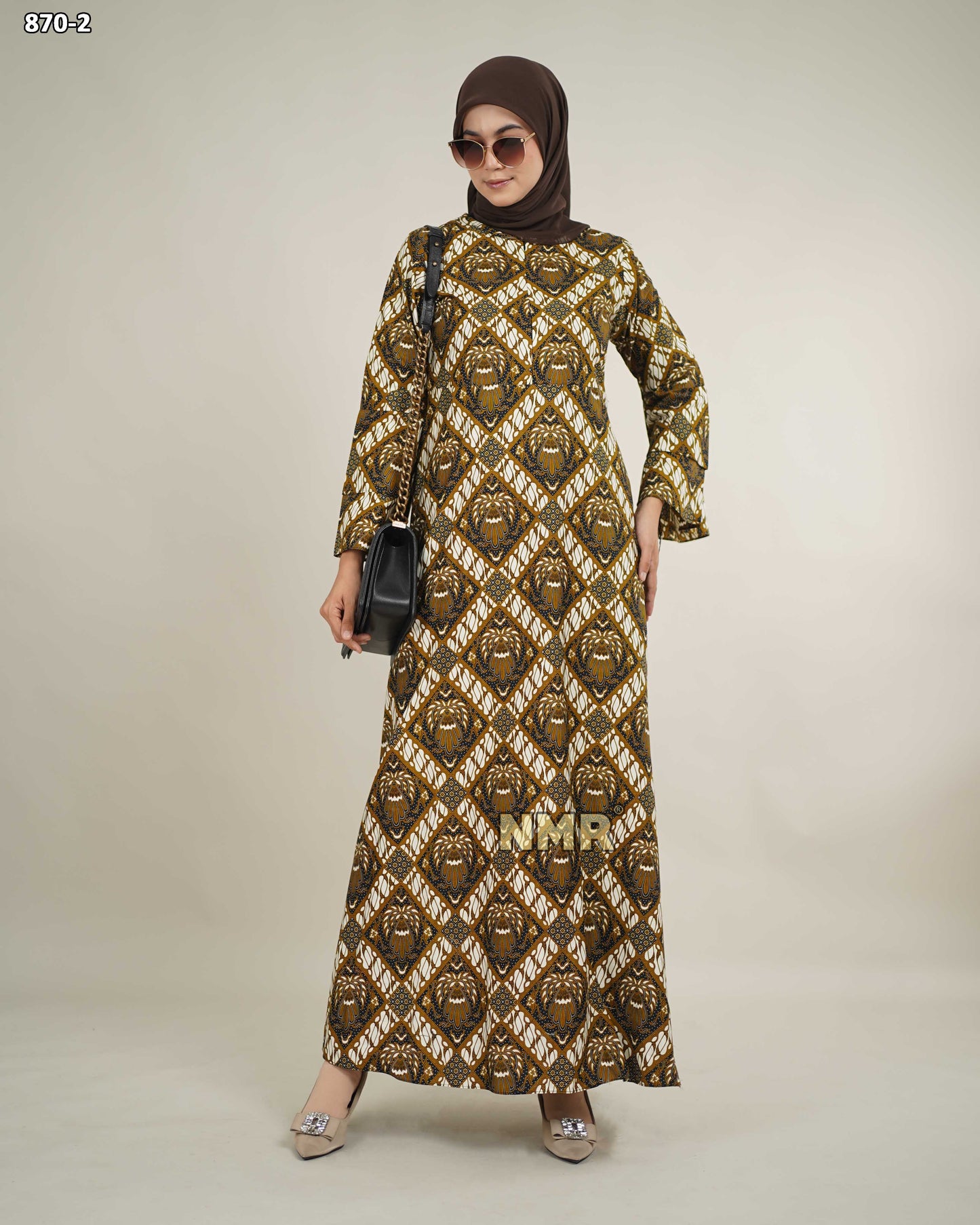 NMR Gamis Batik Katun Premium Vol 870