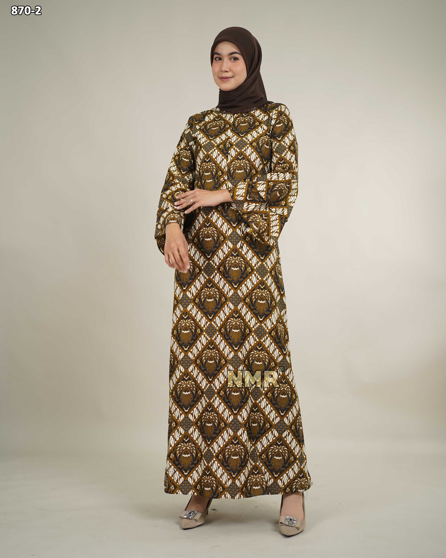 NMR Gamis Batik Katun Premium Vol 870