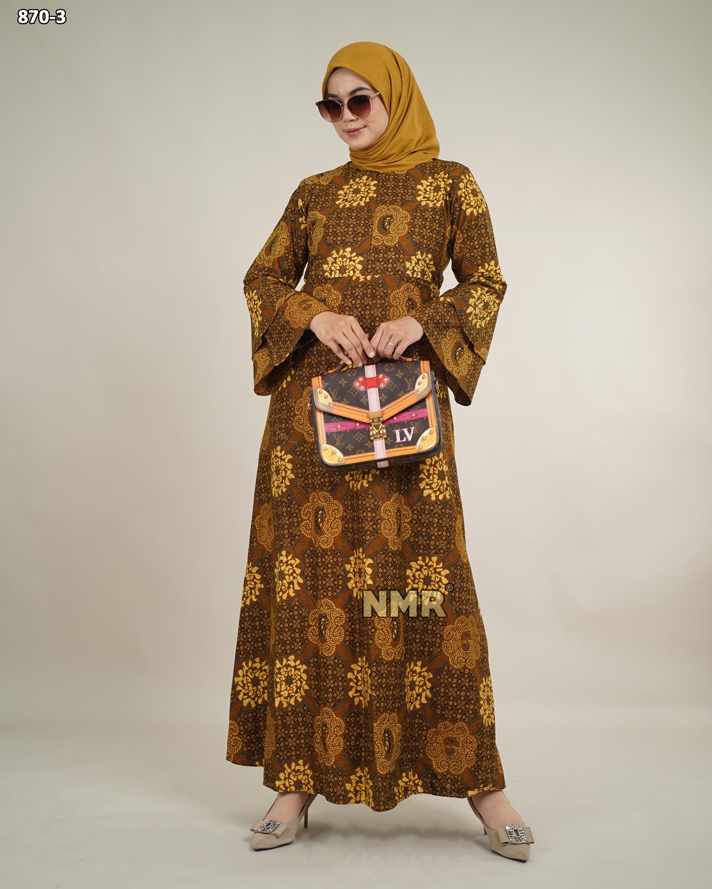 NMR Gamis Batik Katun Premium Vol 870