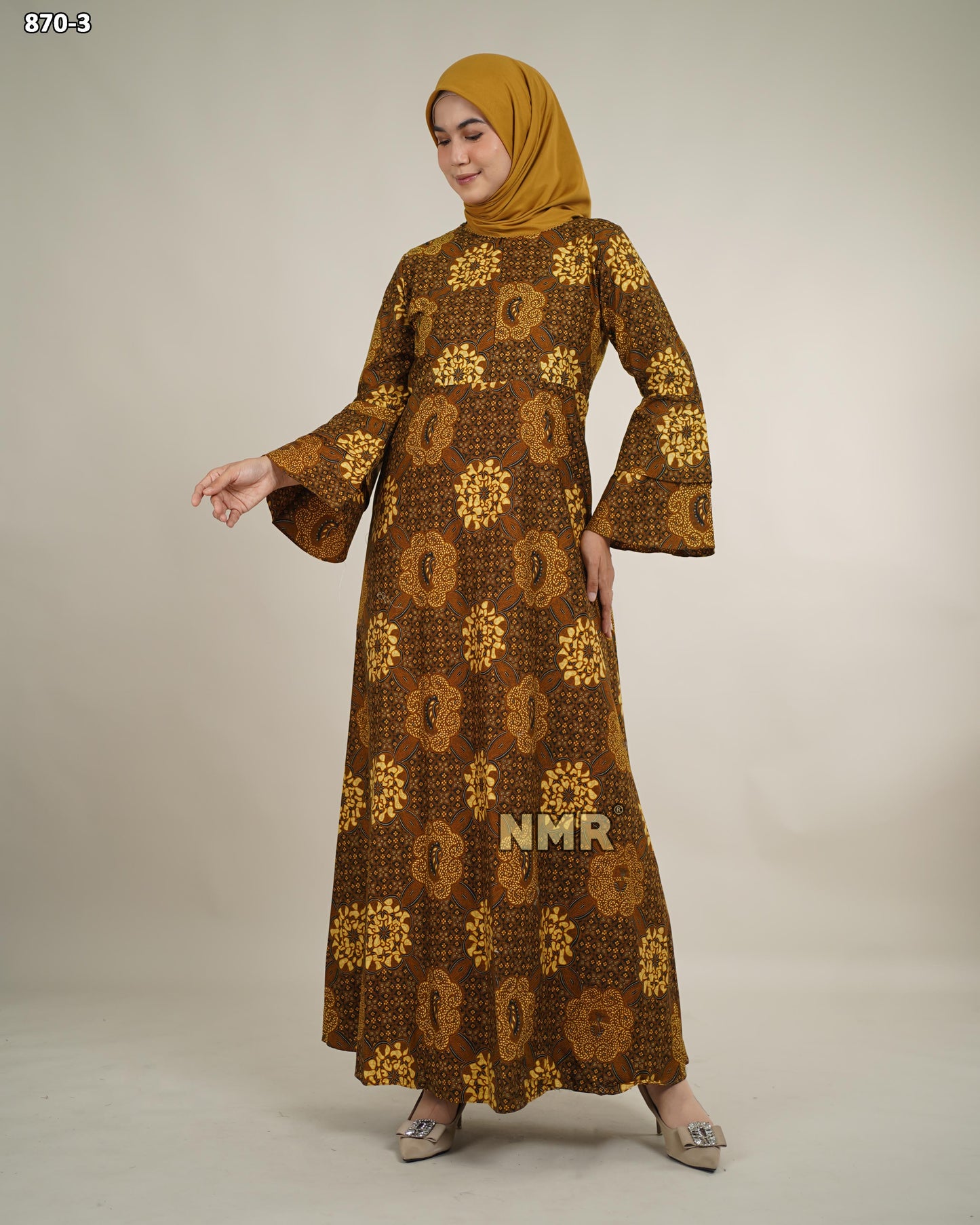 NMR Gamis Batik Katun Premium Vol 870