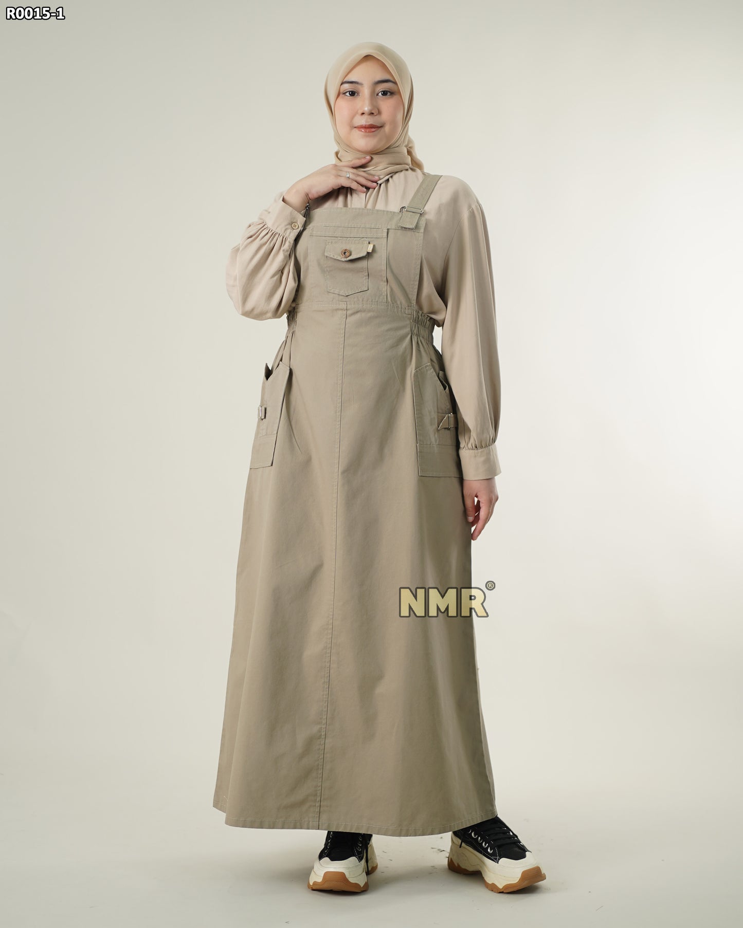 NMR Gamis Jumpsuit Overall Baby Canvas Vol R0015-1