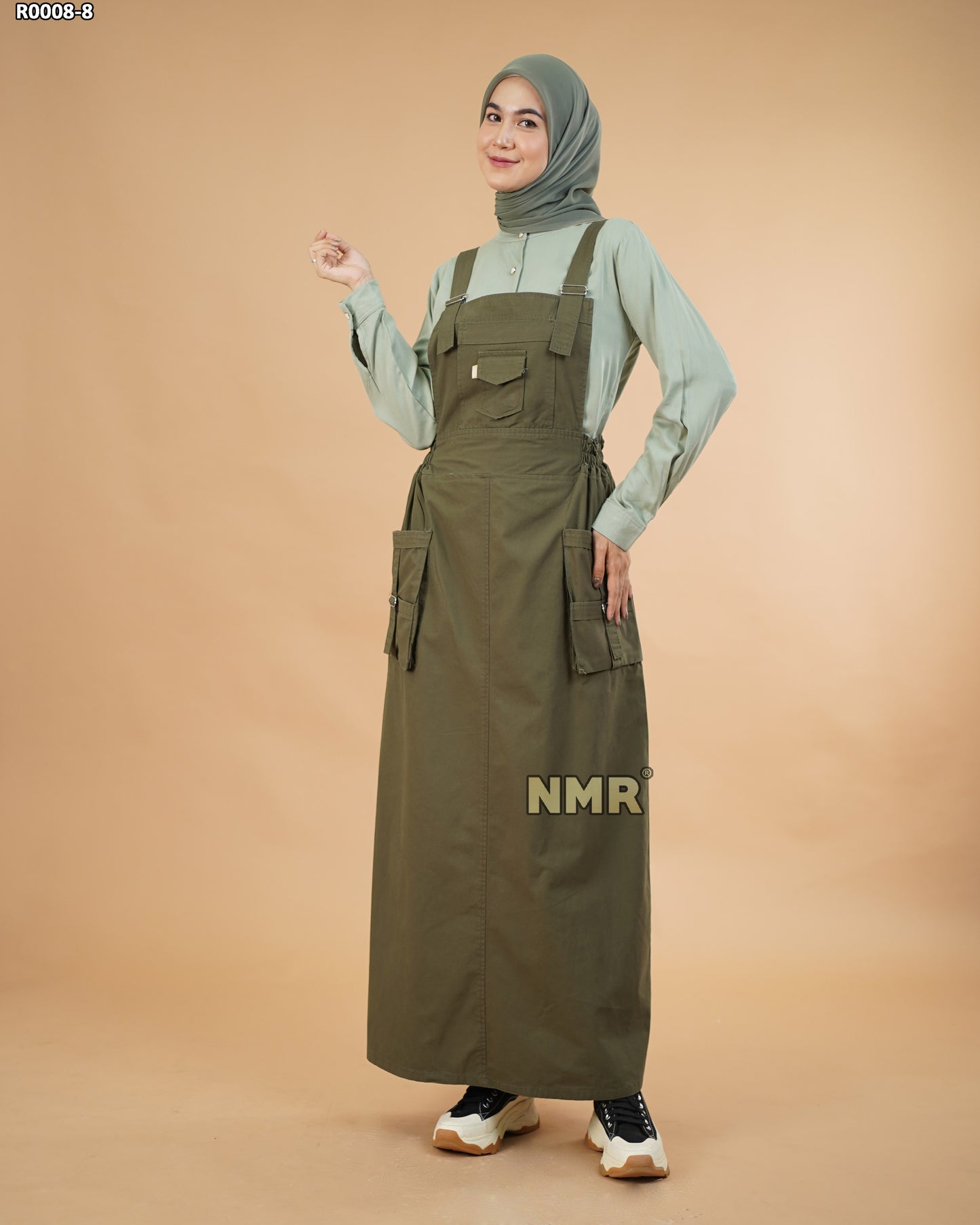 NMR Gamis Jumpsuit Overall Baby Canvas Vol R0008-8