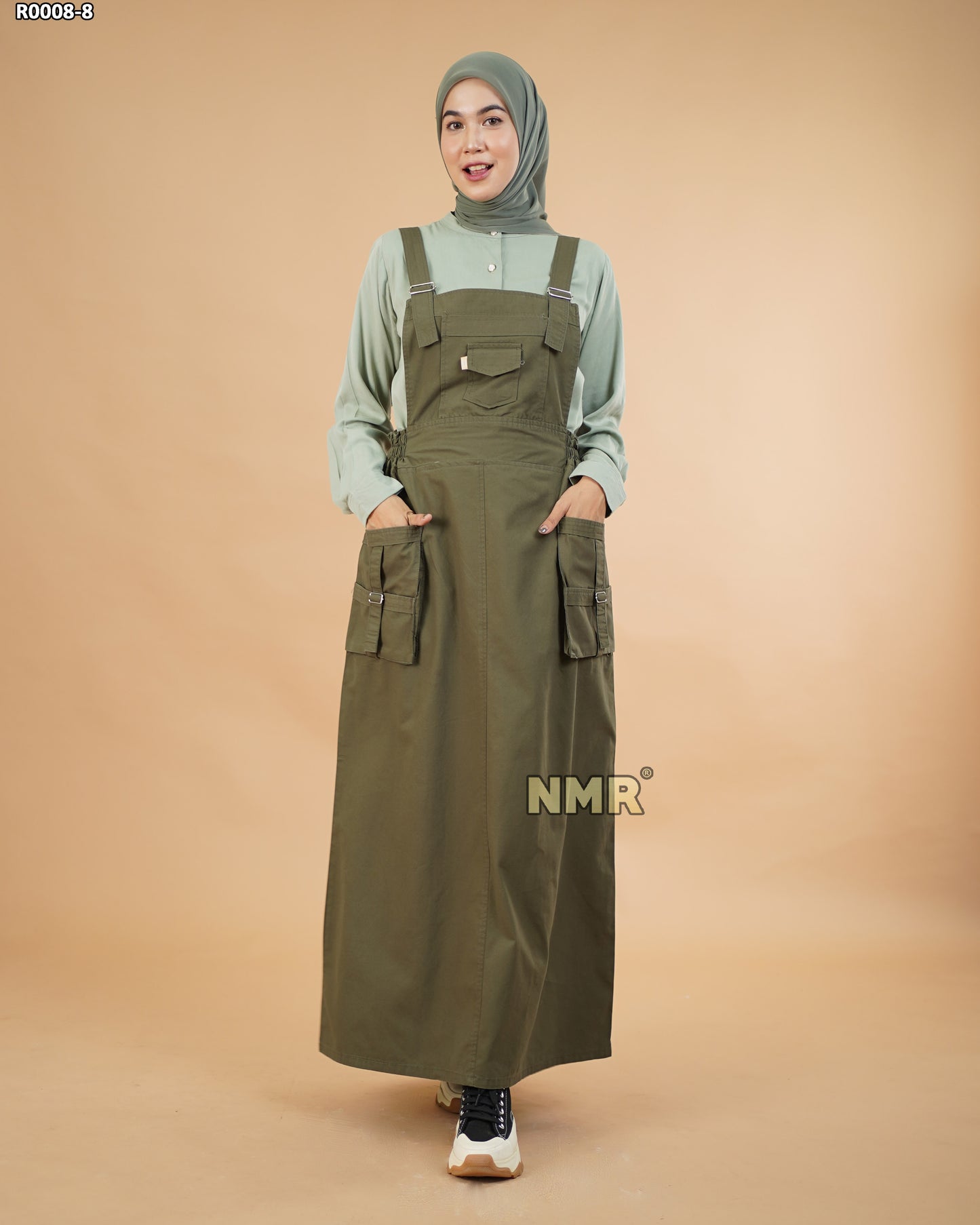 NMR Gamis Jumpsuit Overall Baby Canvas Vol R0008-8