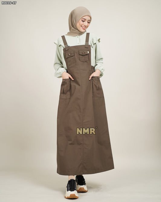 NMR Gamis Jumpsuit Overall Baby Canvas Sarimbit Vol R0016-17