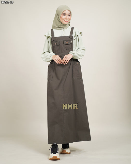 NMR Gamis Jumpsuit Overall Baby Canvas Sarimbit Vol R0016-18