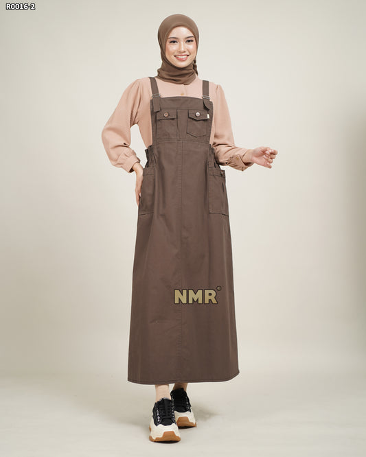 NMR Gamis Jumpsuit Overall Baby Canvas Sarimbit Vol R0016-2