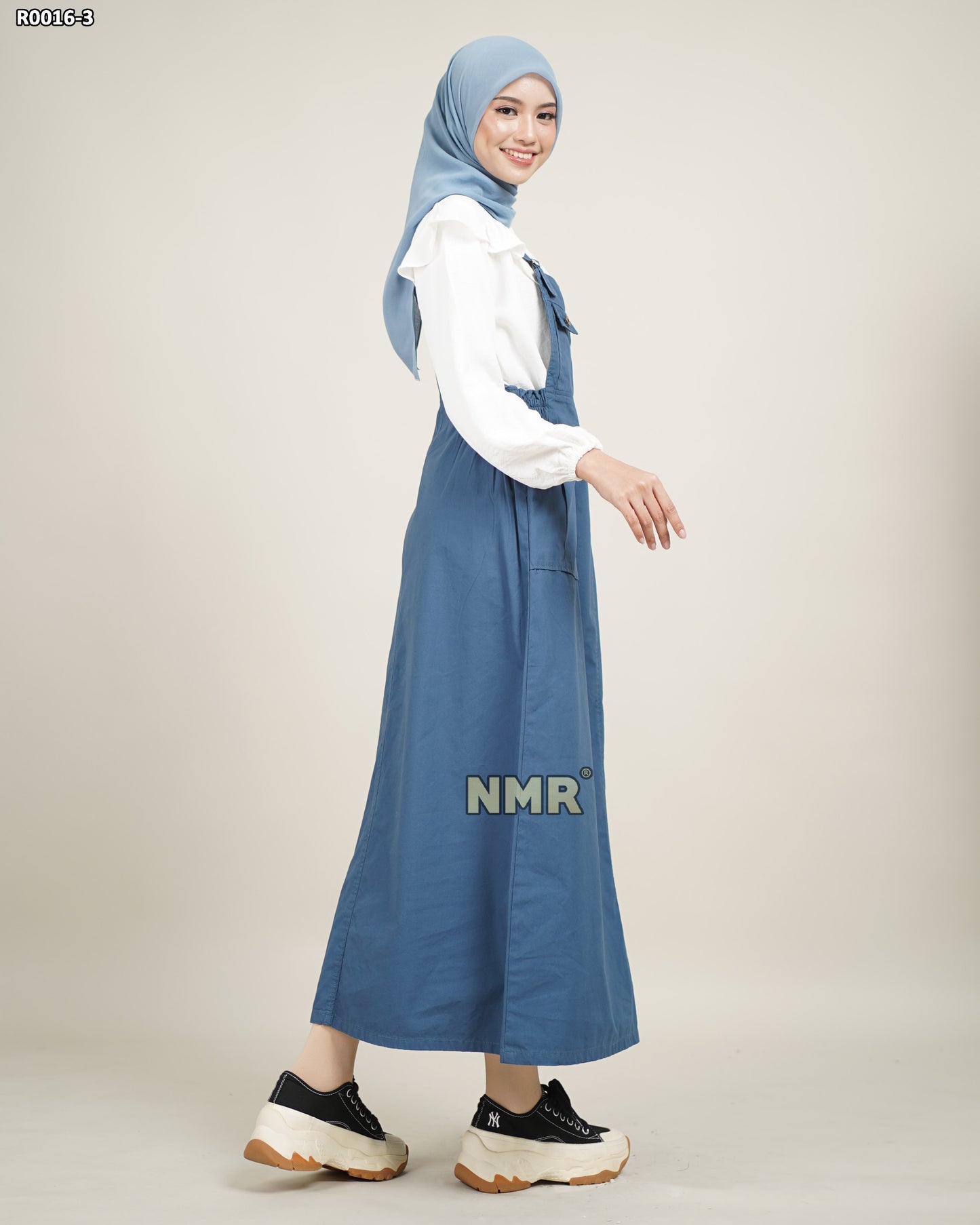 NMR Gamis Jumpsuit Overall Baby Canvas Sarimbit Vol R0016-3