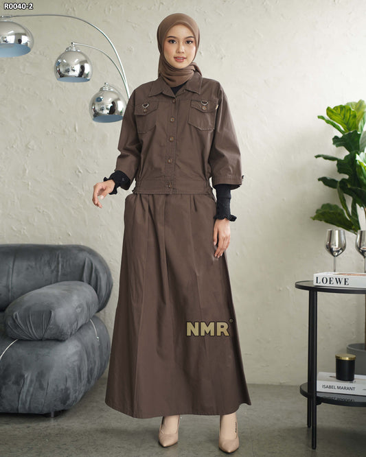 NMR Setelan Rok Jumpsuit Overall Baby Canvas Vol R0040