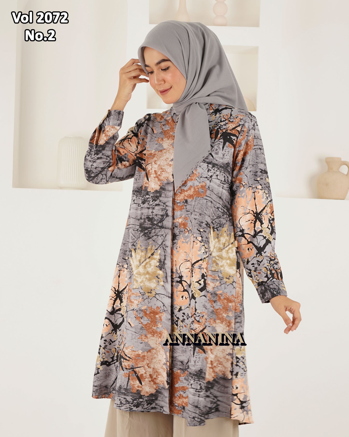 NMR Blouse Tunik MS Vol 2072-2 (Sanghai)