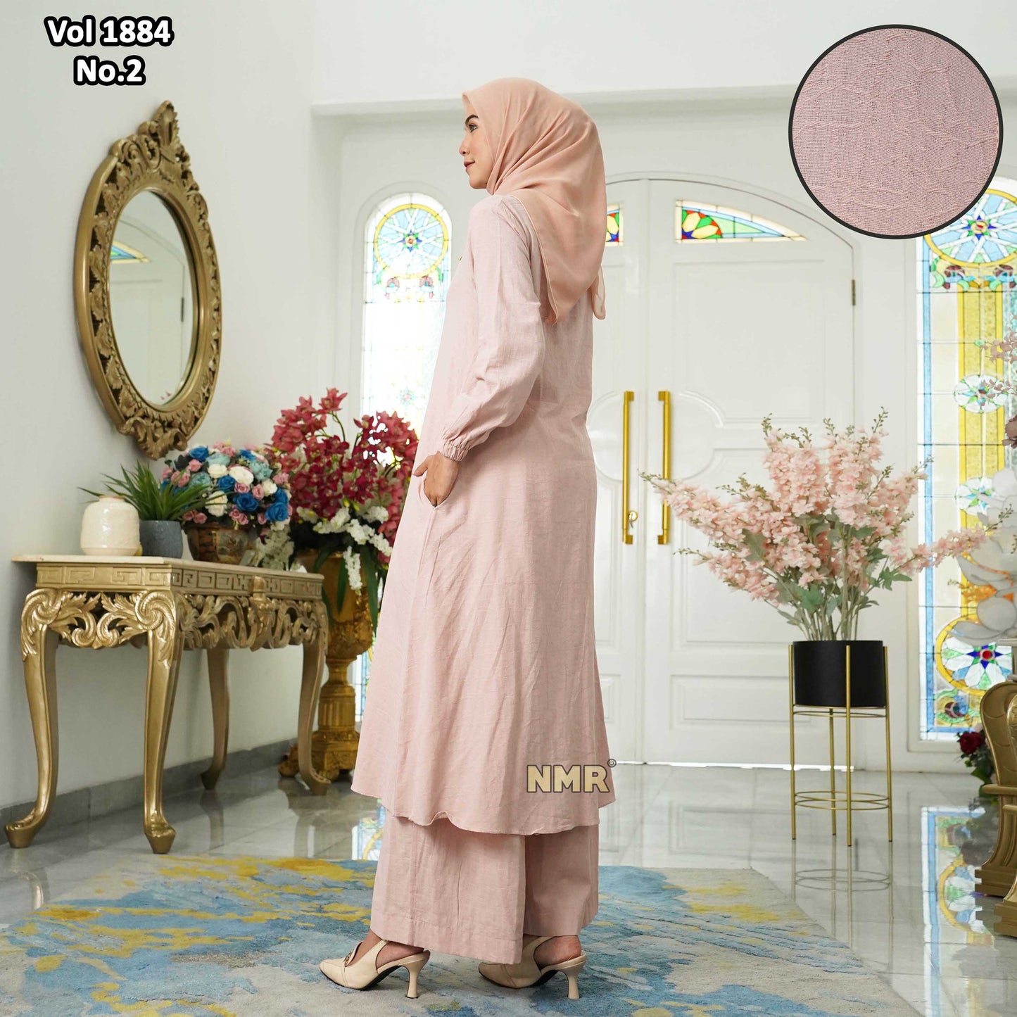 NMR Vol 1884-2 Setelan Kulot Tunik Katun Jaguard