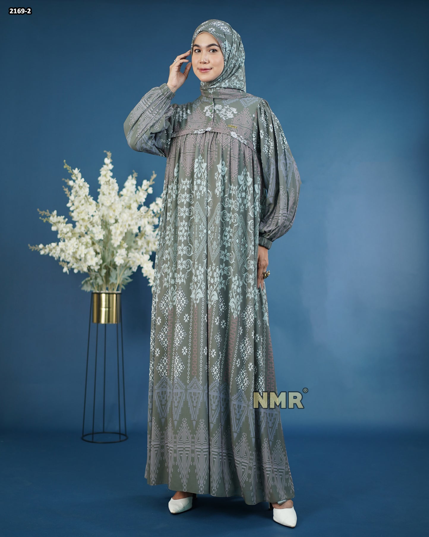 NMR Gamis Cerutty BabyDoll Premium Vol 2169-2 ( INC Hijab )