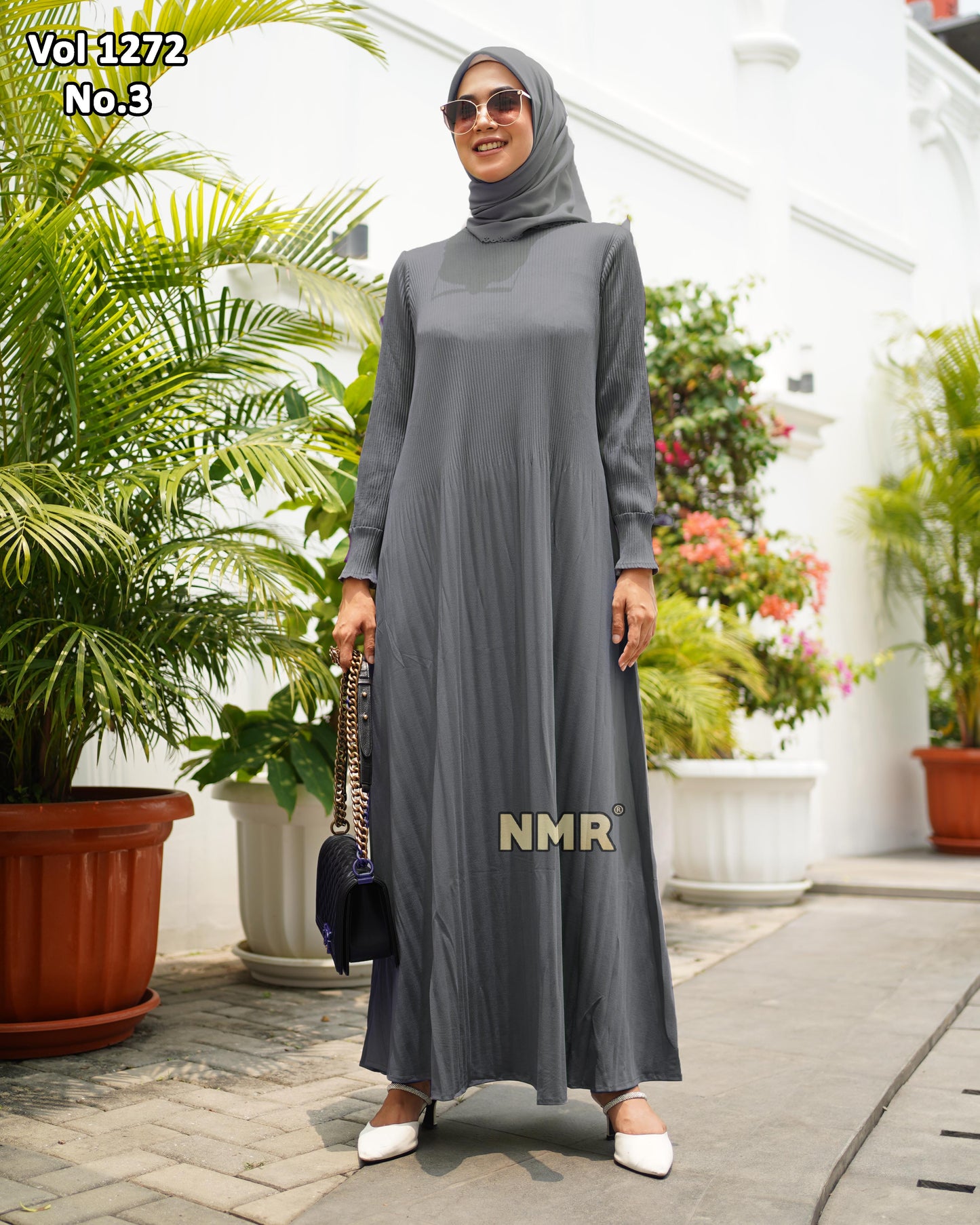 NMR Gamis Plisket Diamond Vol 1272-3