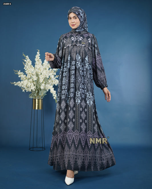 NMR Gamis Cerutty BabyDoll Premium Vol 2169-5 ( INC Hijab )