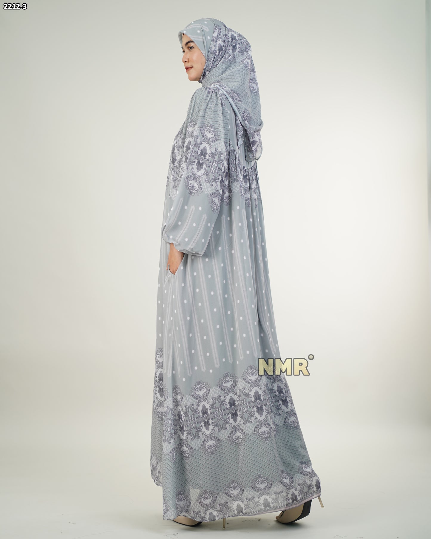 NMR Gamis Cerutty BabyDoll Import Vol 2212-3 ( INC Hijab )