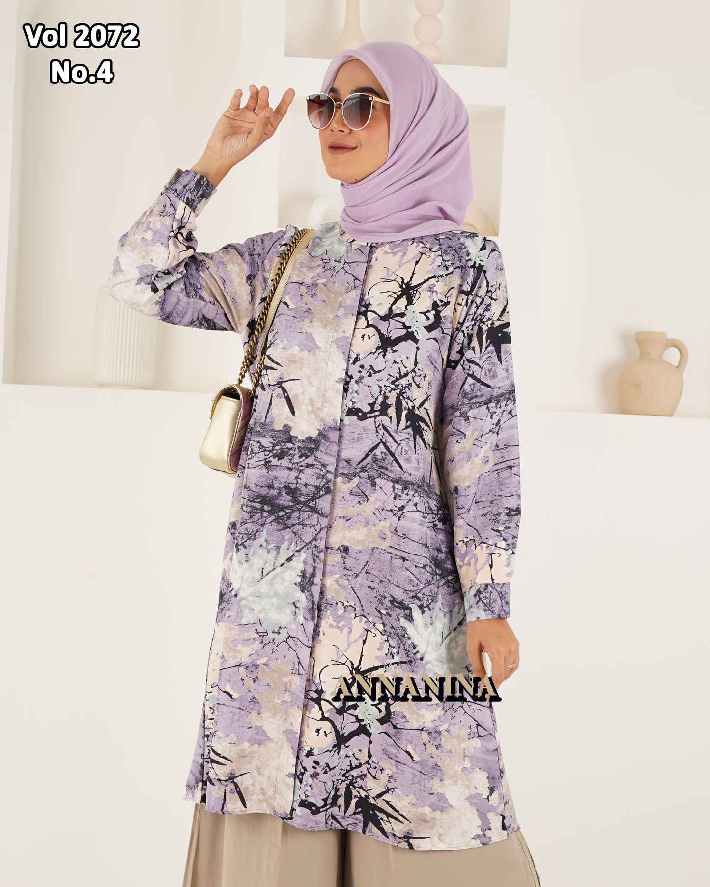 NMR Blouse Tunik MS Vol 2072-4 (Sanghai)