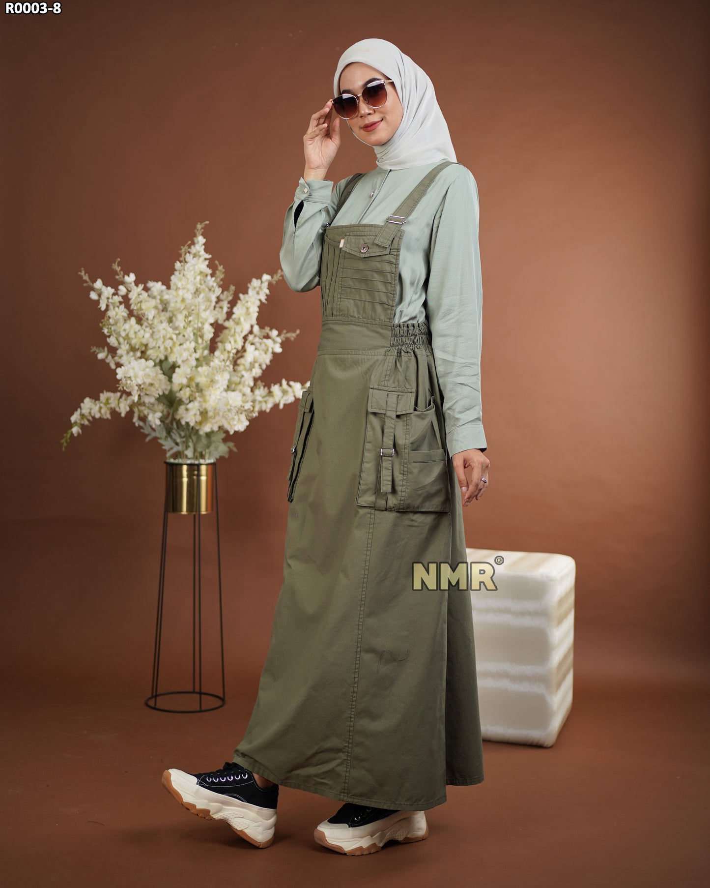 NMR Gamis Jumpsuit Overall Baby Canvas Vol R003-8