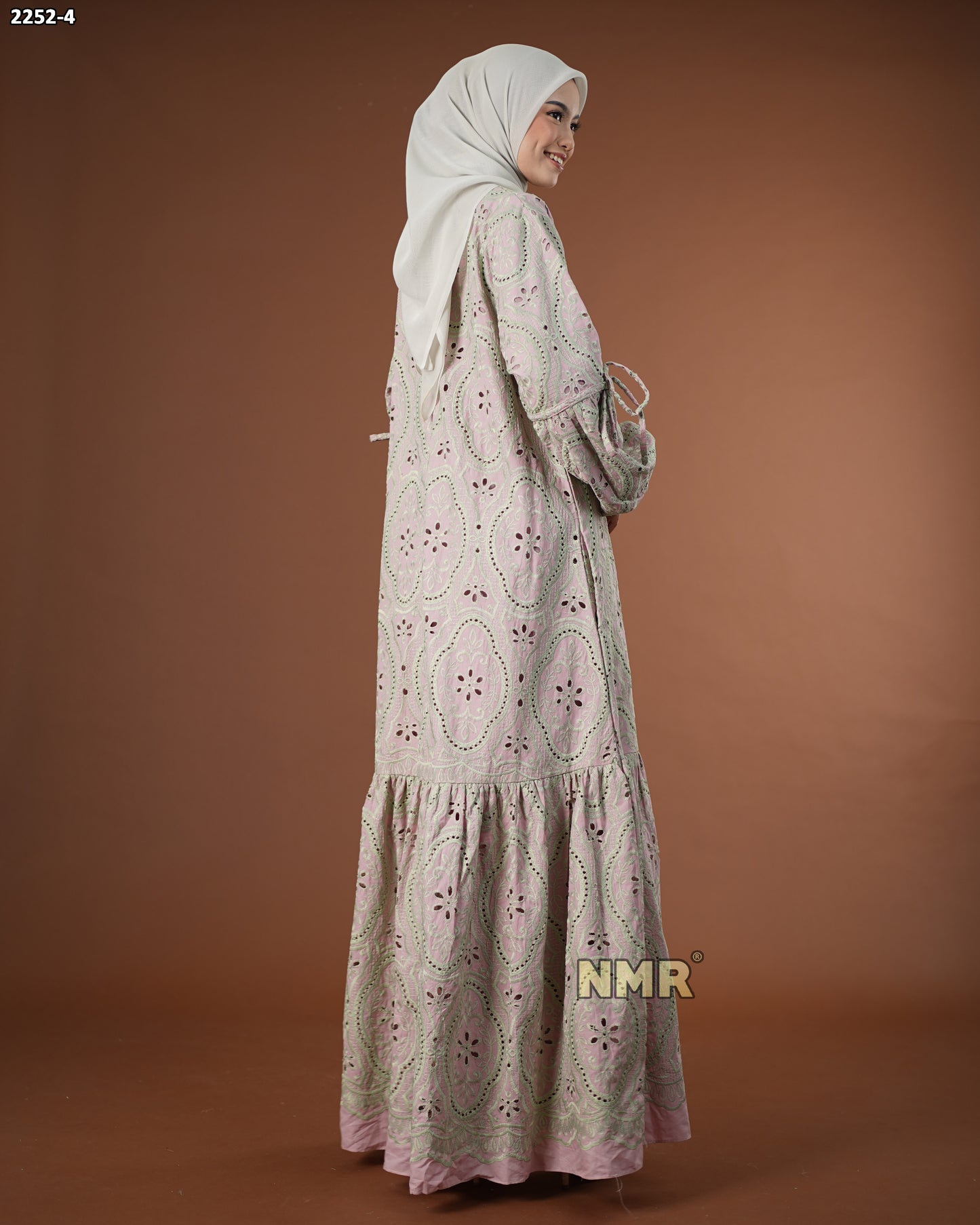 NMR Gamis Katun Bordir Bolong Vol 2252-4