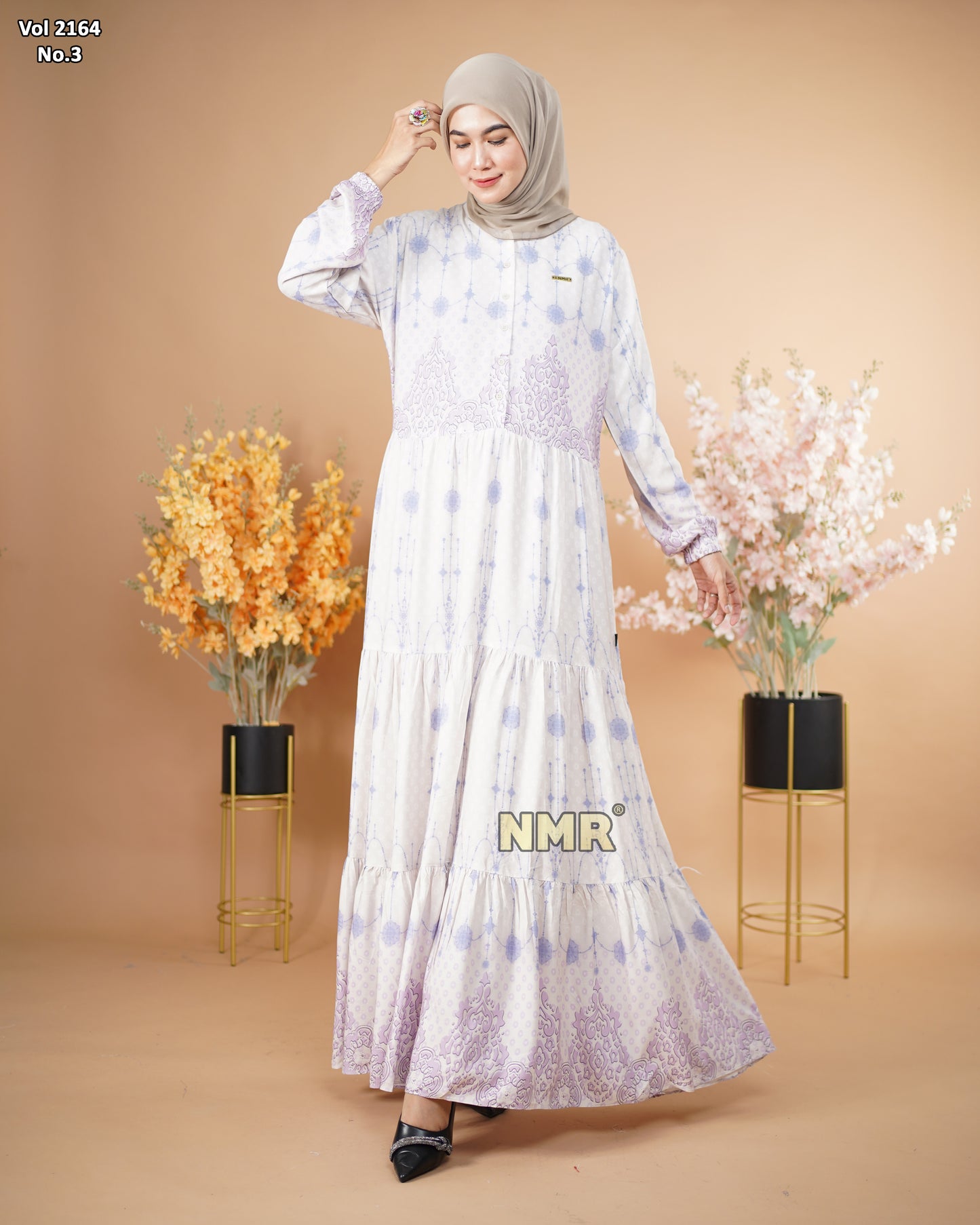 NMR Gamis Rayon Viscose Import Vol 2164-3(Sanghai)