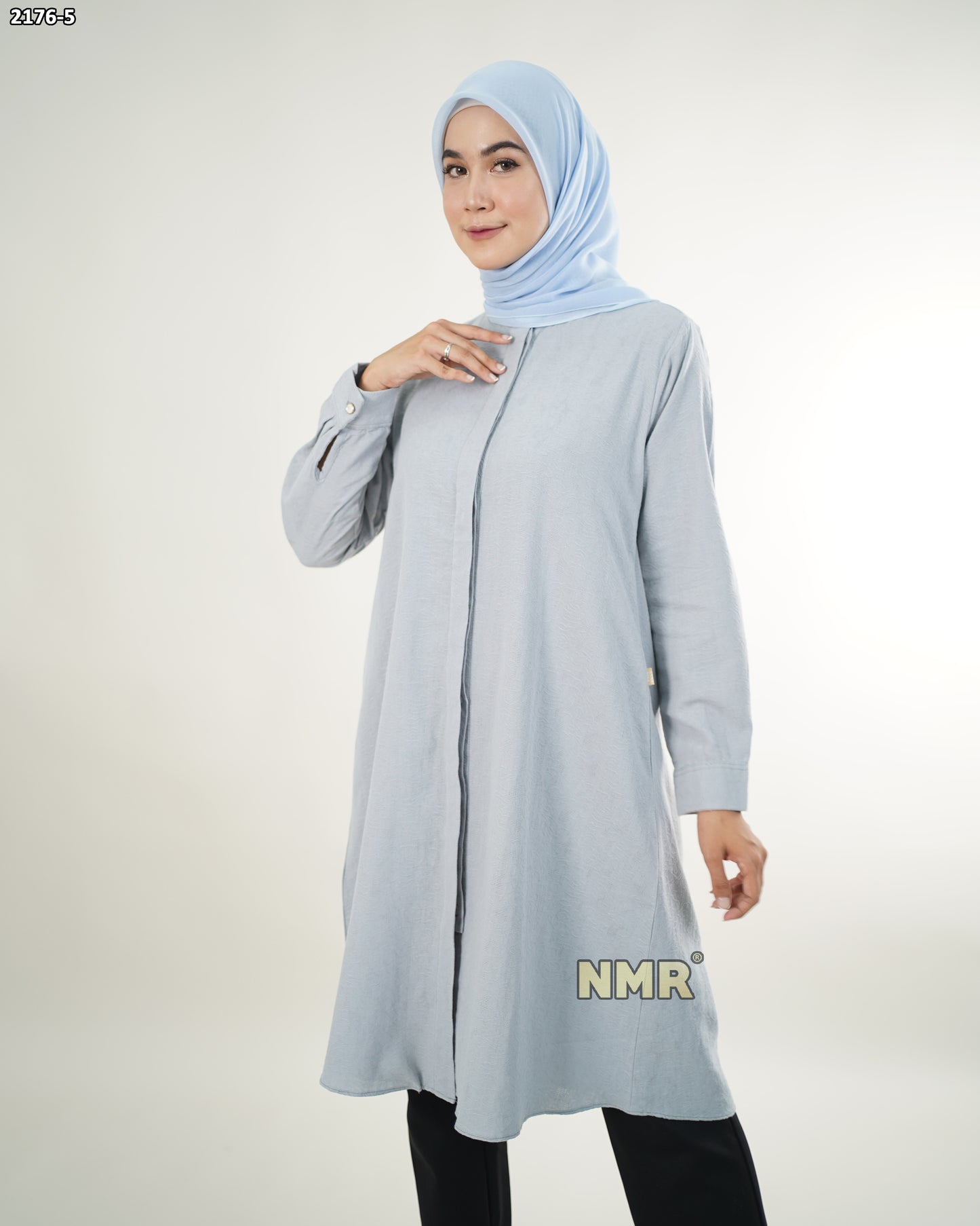 NMR Kemeja Blouse Tunik Katun Jaguard Vol 2176-5 (Sanghai)