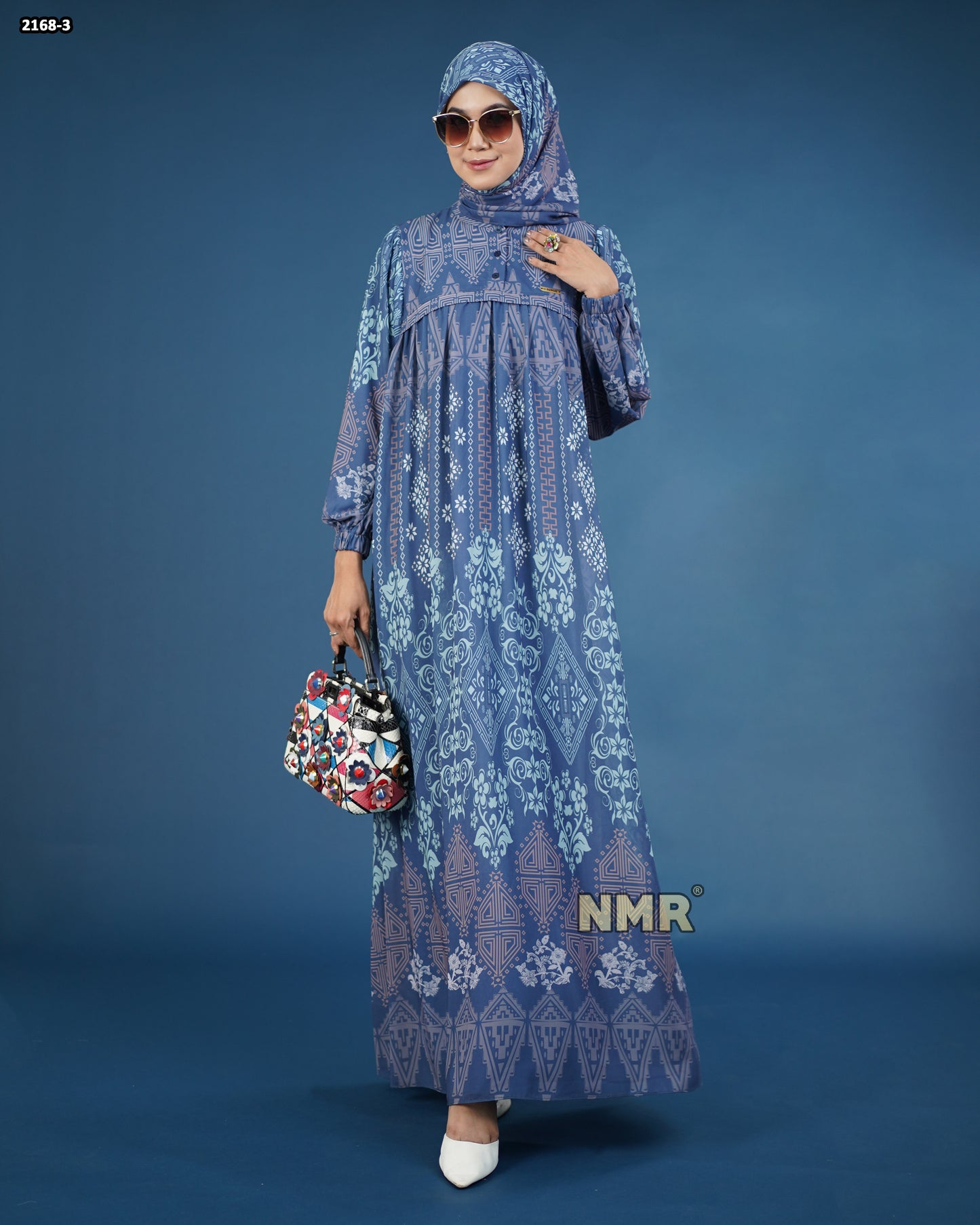 NMR Gamis Cerutty BabyDoll Premium Vol 2168-3 ( INC Hijab )