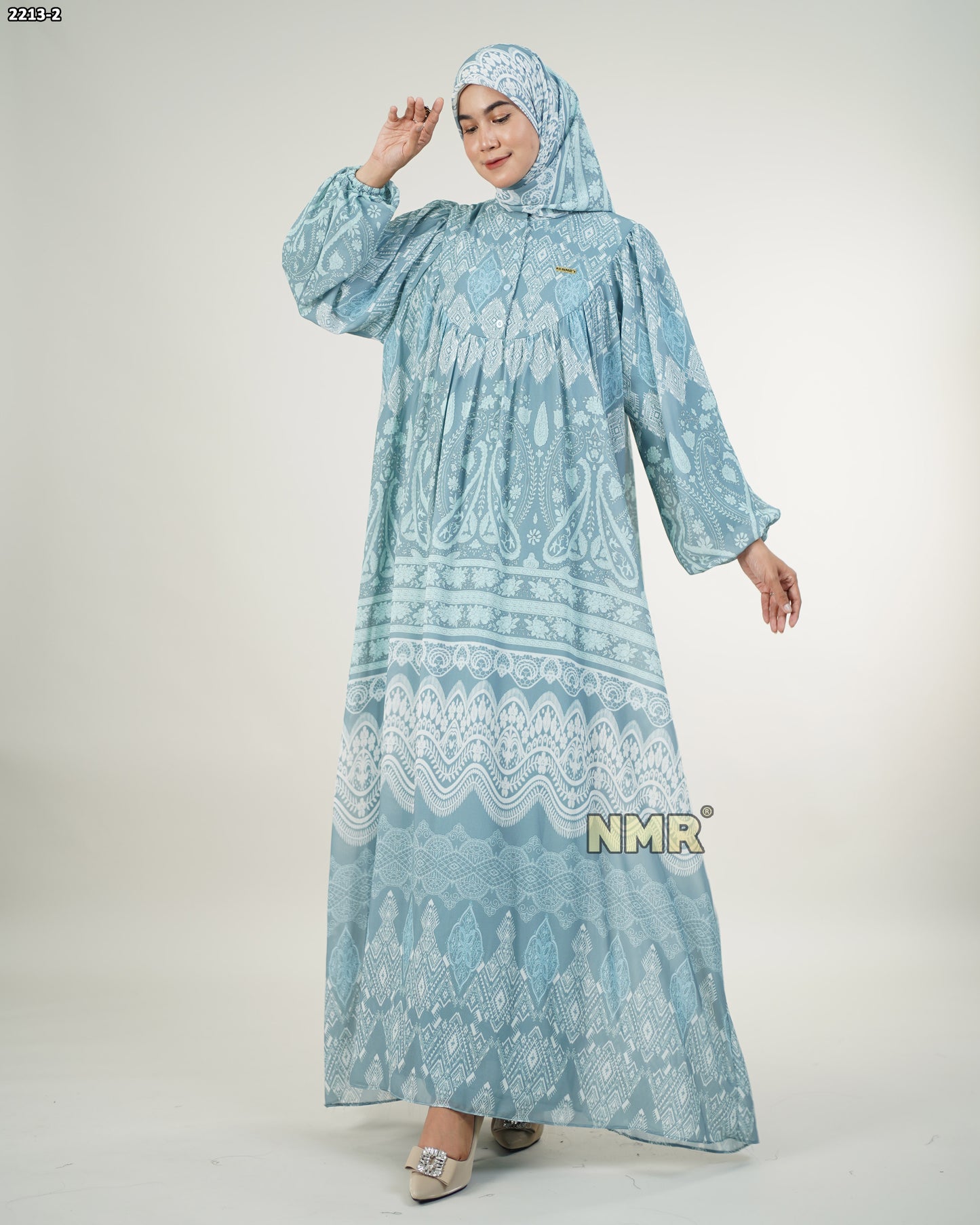 NMR Gamis Cerutty BabyDoll Import Vol 2213-2 ( INC Hijab )