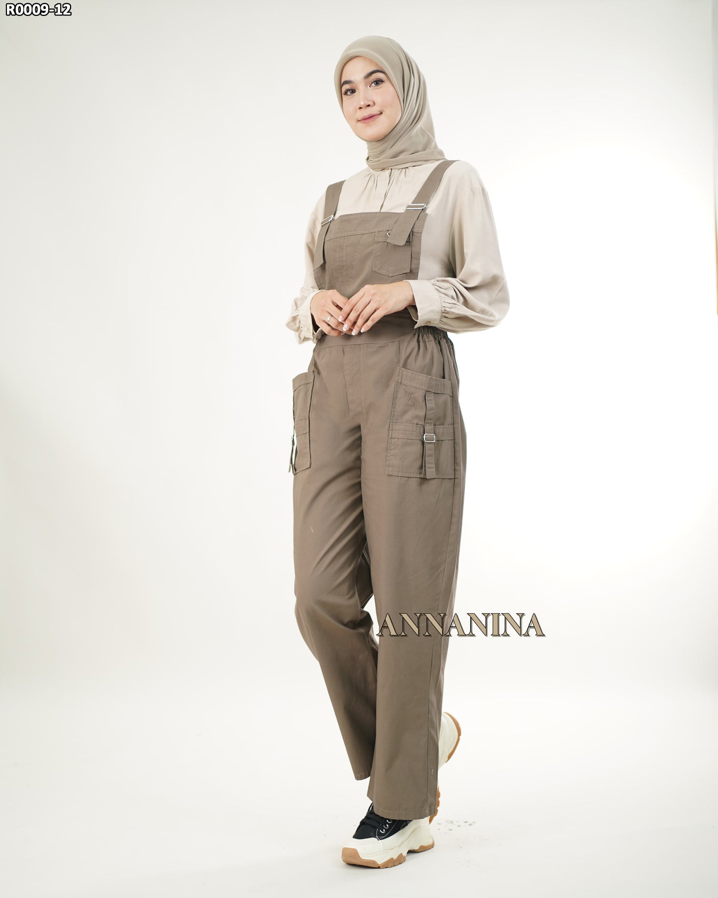 NMR Celana Jumpsuit Overall Baby Canvas Vol R0009-12