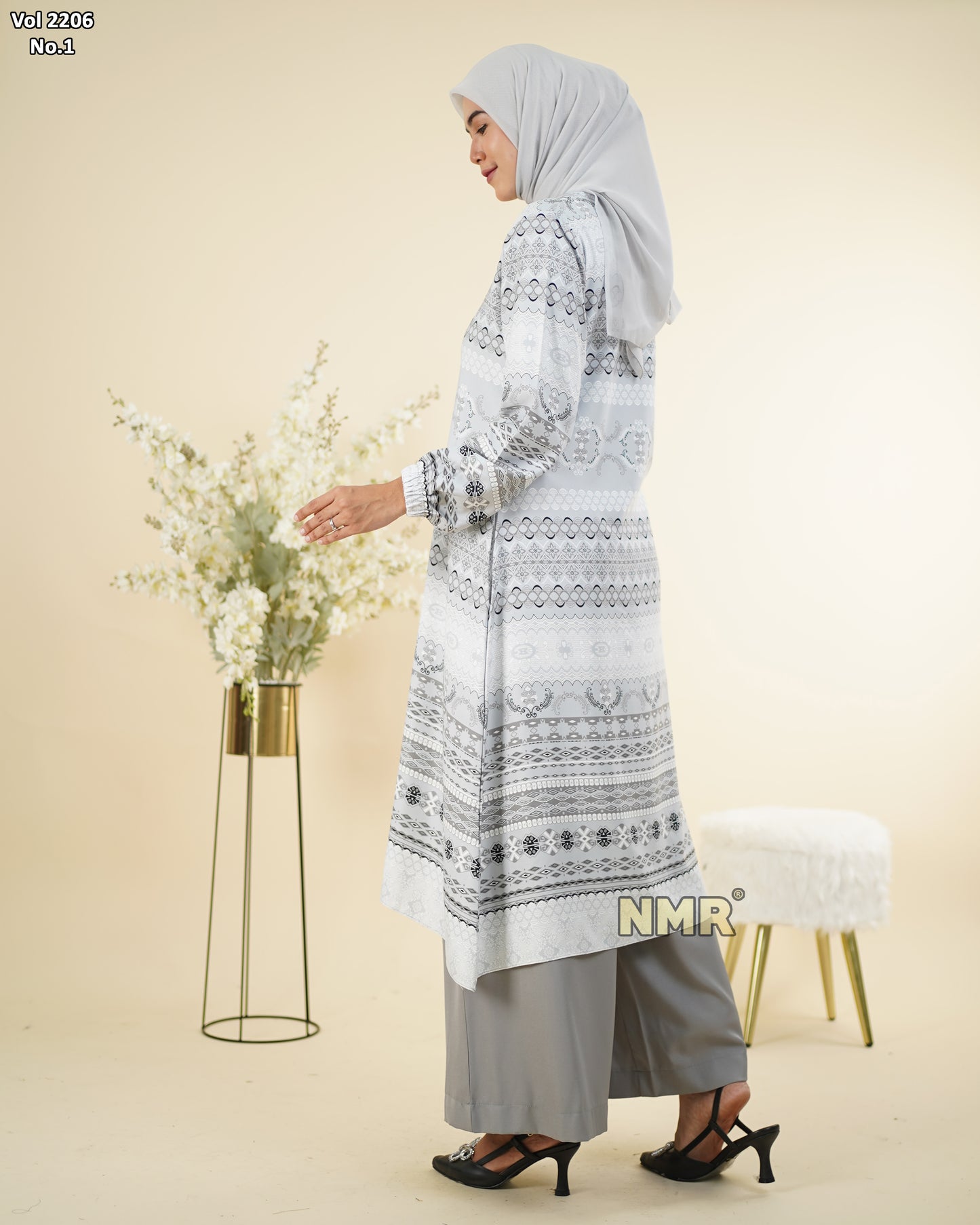 NMR Setelan Celana Tunik MS Vol 2206-1
