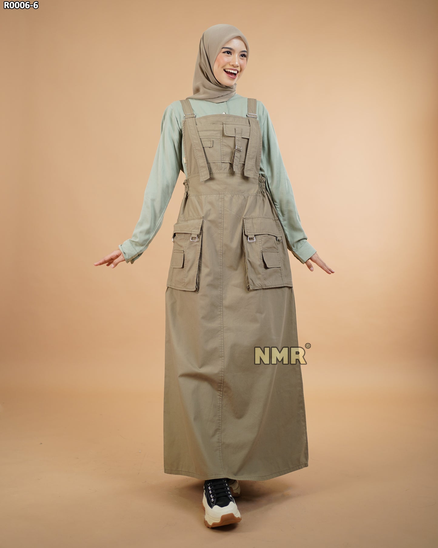 NMR Gamis Jumpsuit Overall Baby Canvas Vol R0006-6