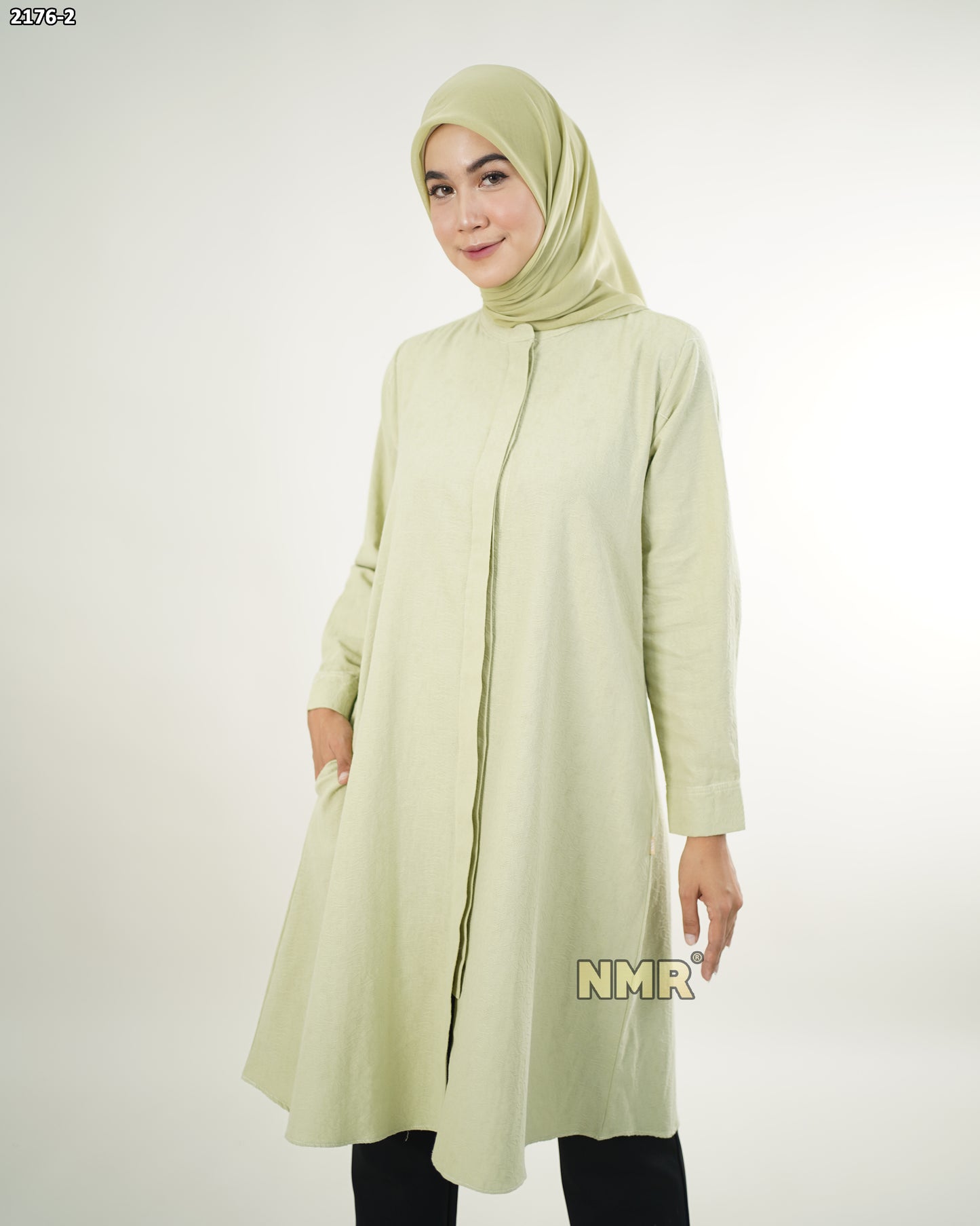 NMR Kemeja Blouse Tunik Katun Jaguard Vol 2176-2 (Sanghai)