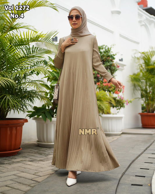 NMR Gamis Plisket Diamond Vol 1272-4