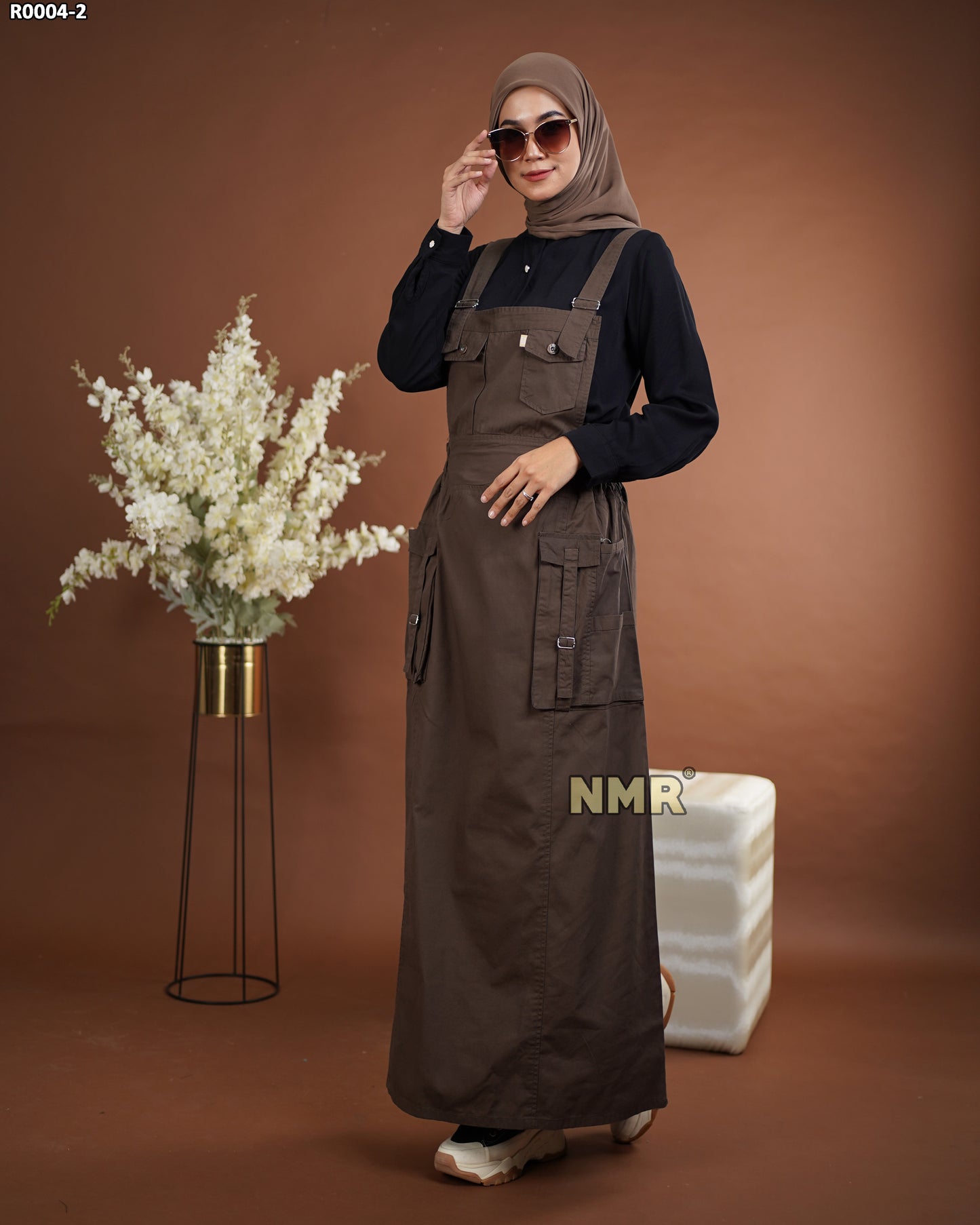 NMR Gamis Jumpsuit Overall Baby Canvas Vol R004-2