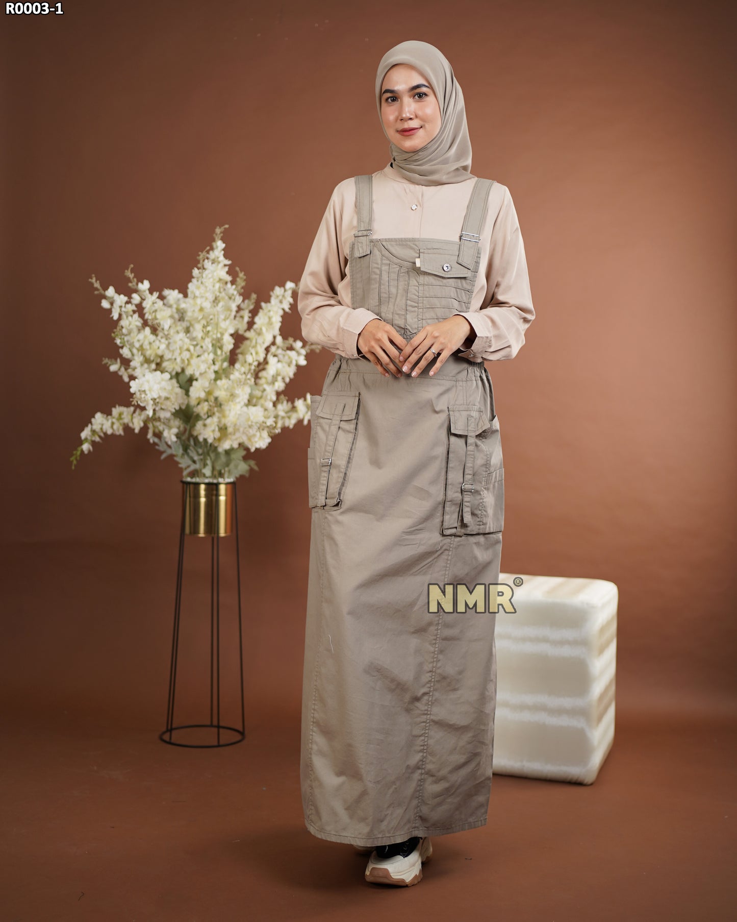 NMR Gamis Jumpsuit Overall Baby Canvas Vol R003-1