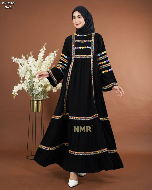 NMR Gamis Jetblack Vol 2165-1