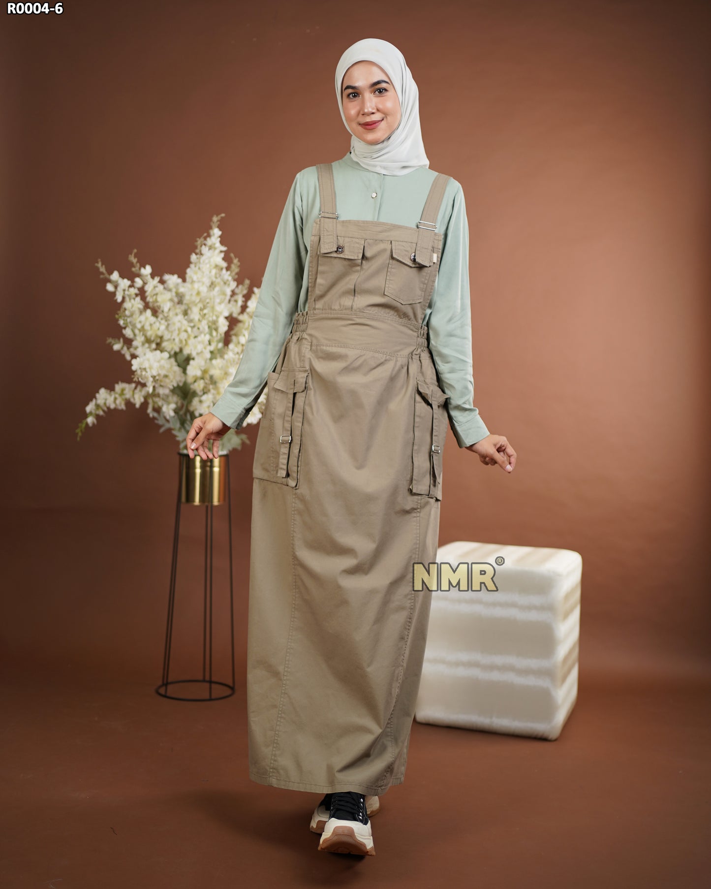 NMR Gamis Jumpsuit Overall Baby Canvas Vol R004-6