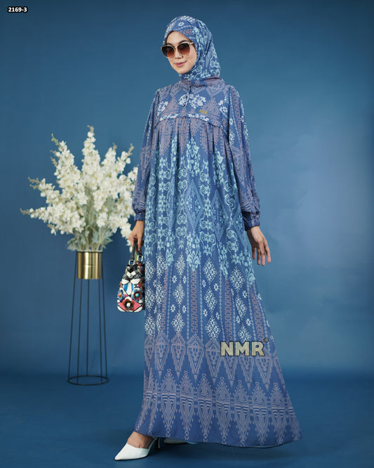 NMR Gamis Cerutty BabyDoll Premium Vol 2169-3 ( INC Hijab )